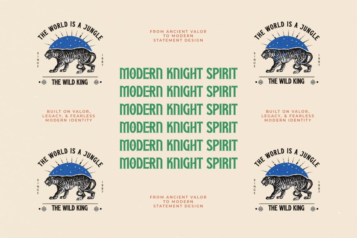 Preview 8 for Badge Americana - Vintage Serif Display