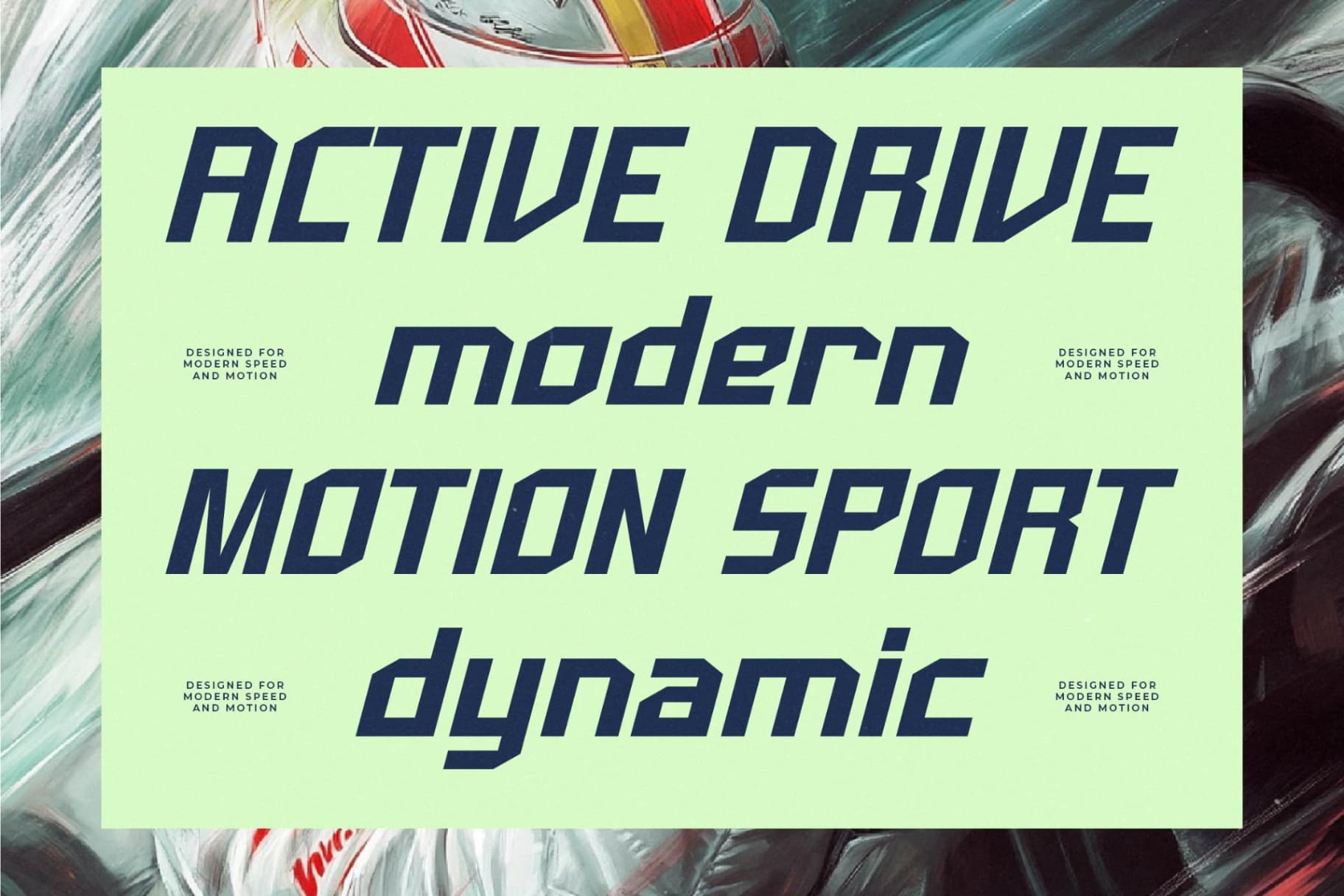 Preview 3 for Menscity - Futuristic Sporty Font