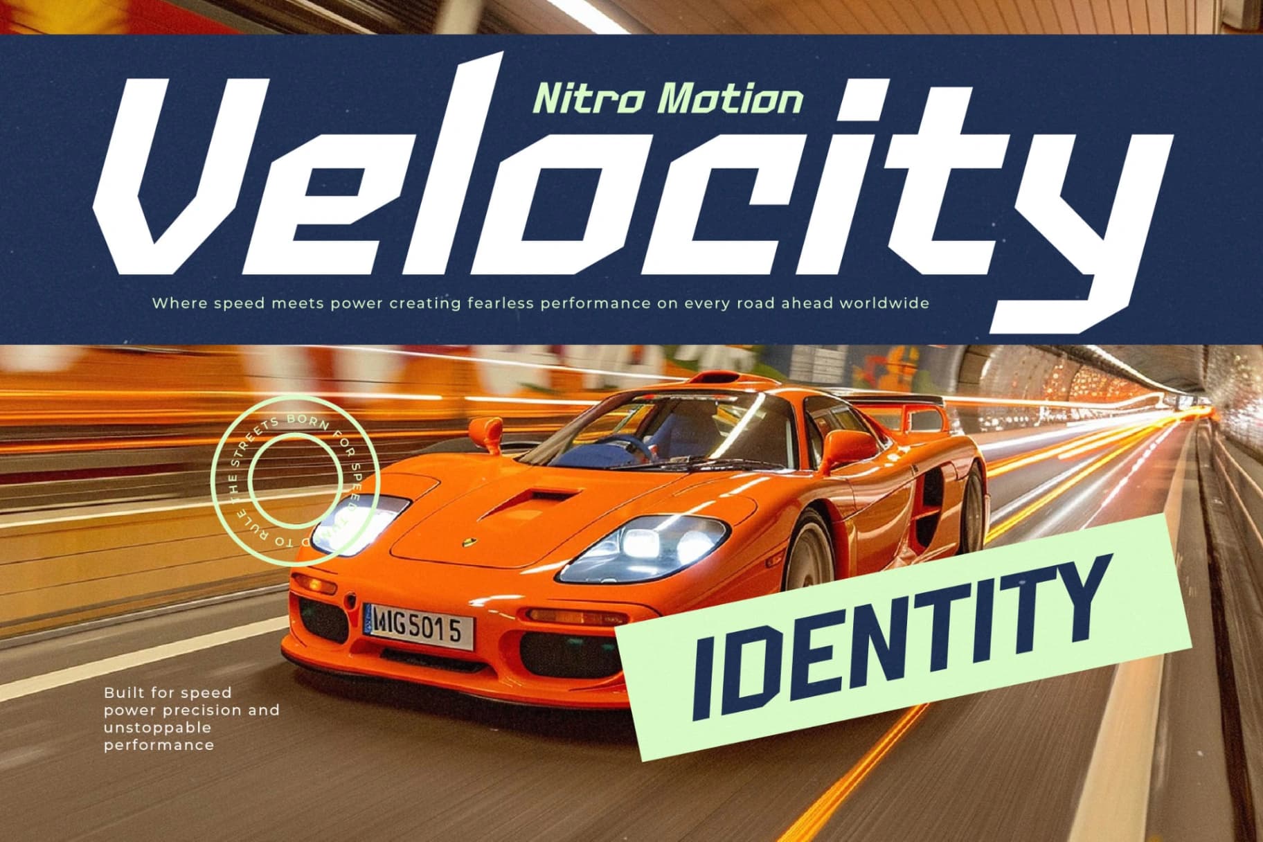 Preview 9 for Menscity - Futuristic Sporty Font