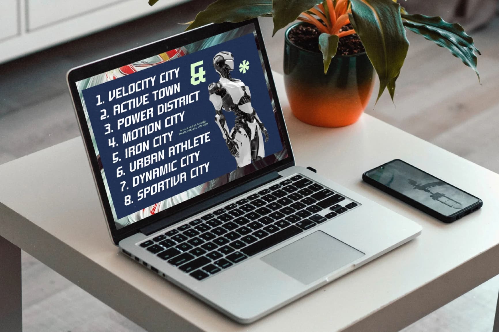 Preview 5 for Menscity - Futuristic Sporty Font