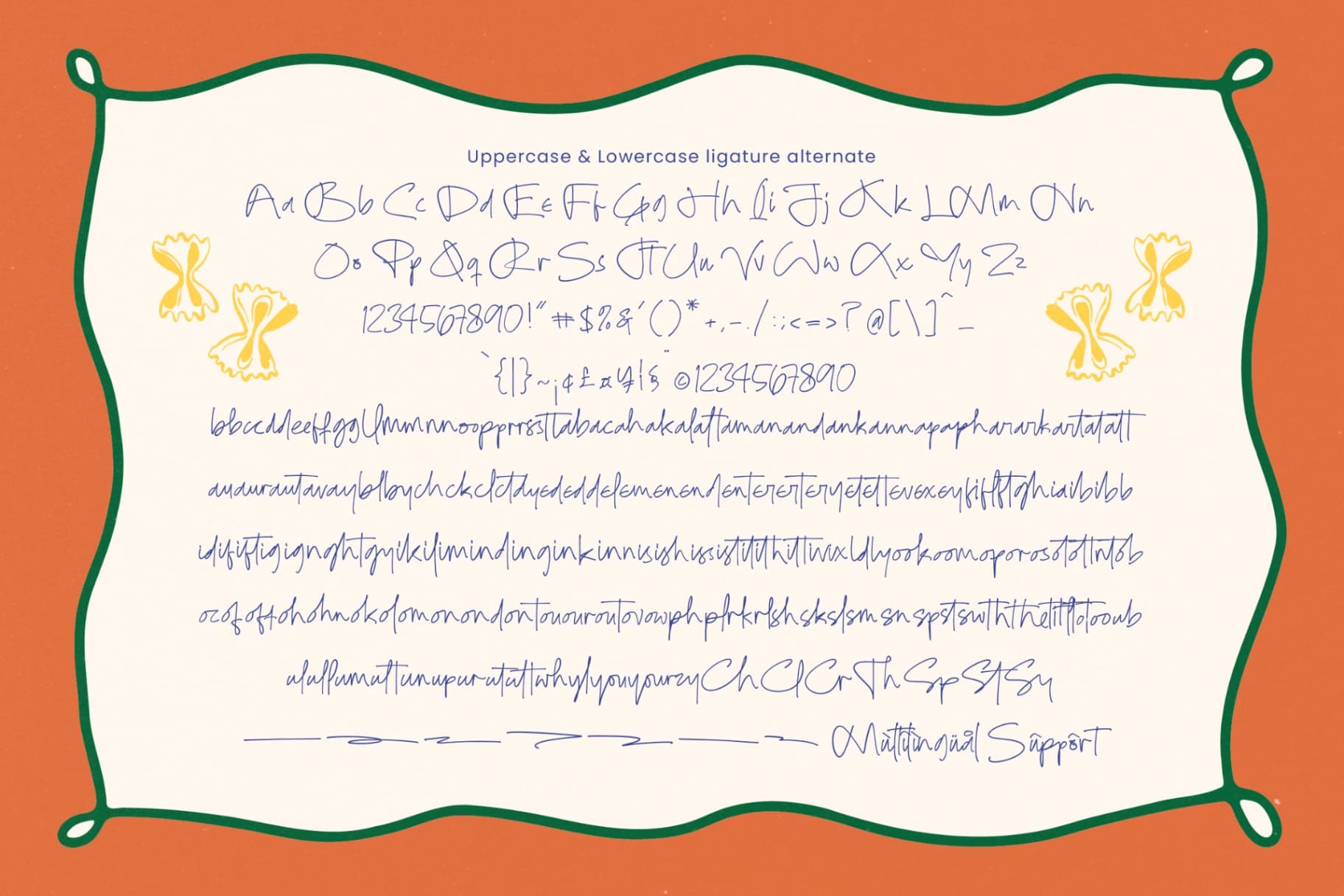 Preview 19 for Salt Waves - Modern Handwritten Font