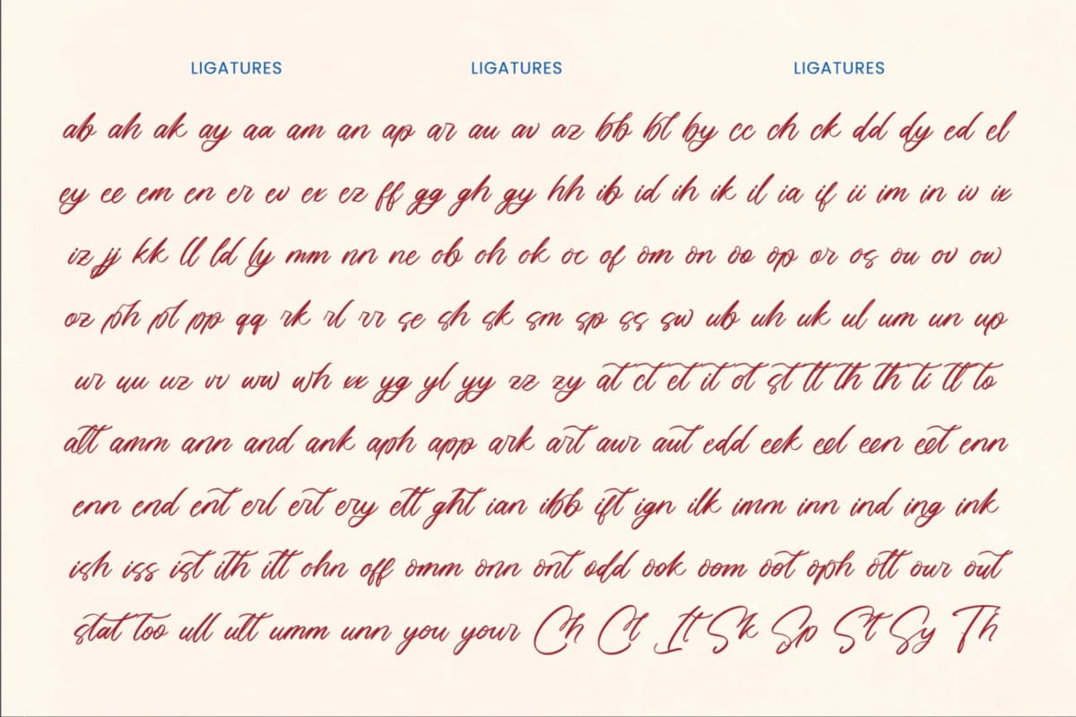 Preview 17 for Jonathans Machelino - Modern Handwritten