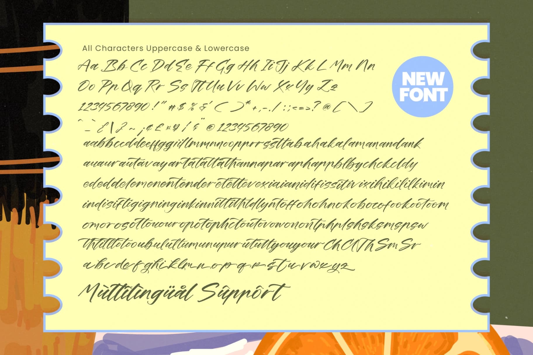 Preview 17 for Tropical Coastal - Modern Handbrush Font