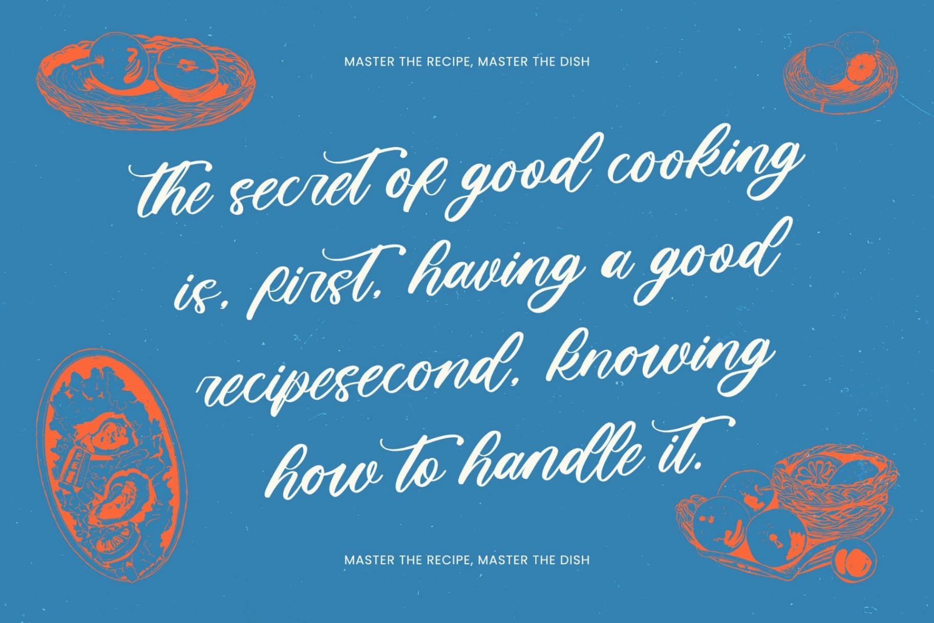 Preview 3 for Seafood Gather - Bold Calligraphy