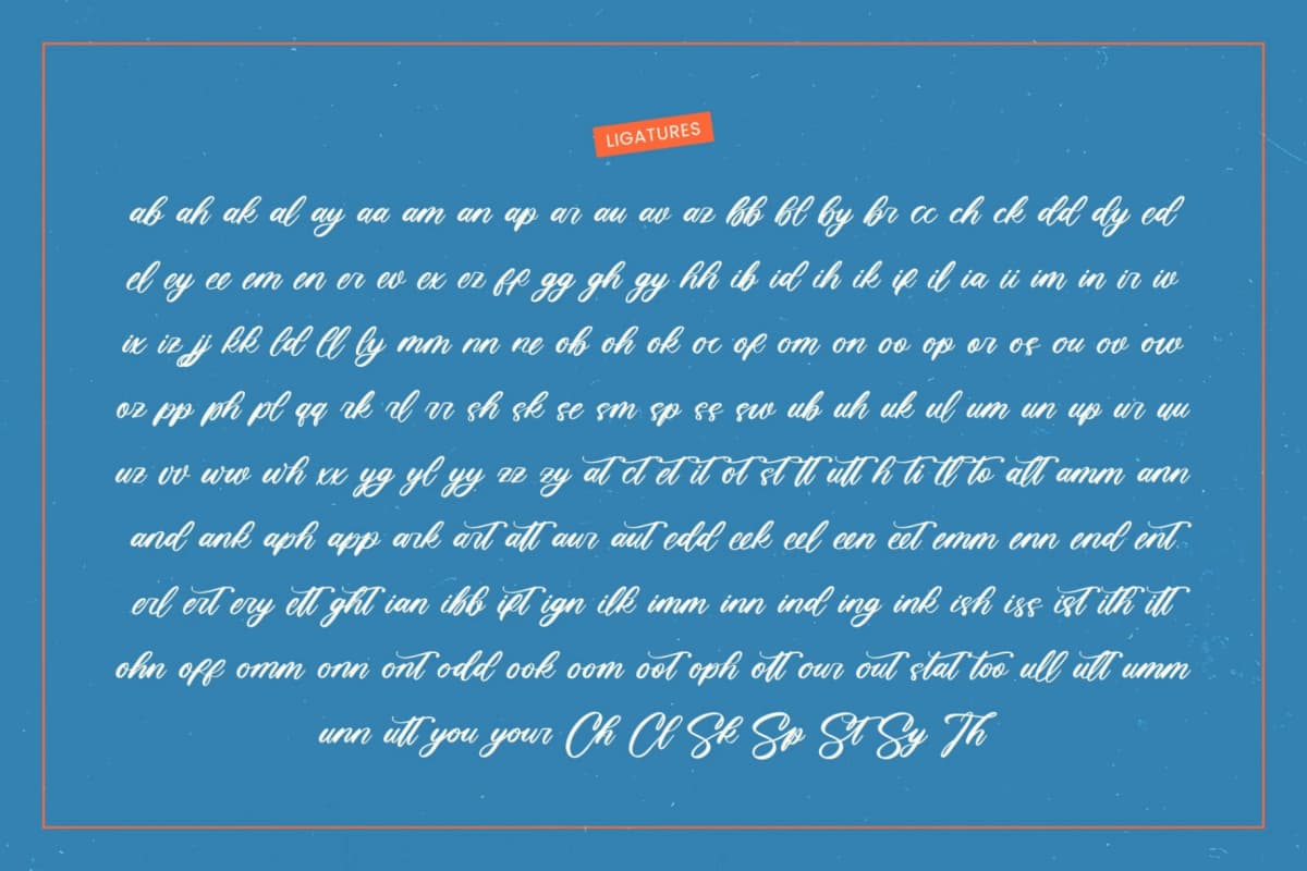 Preview 13 for Seafood Gather - Bold Calligraphy