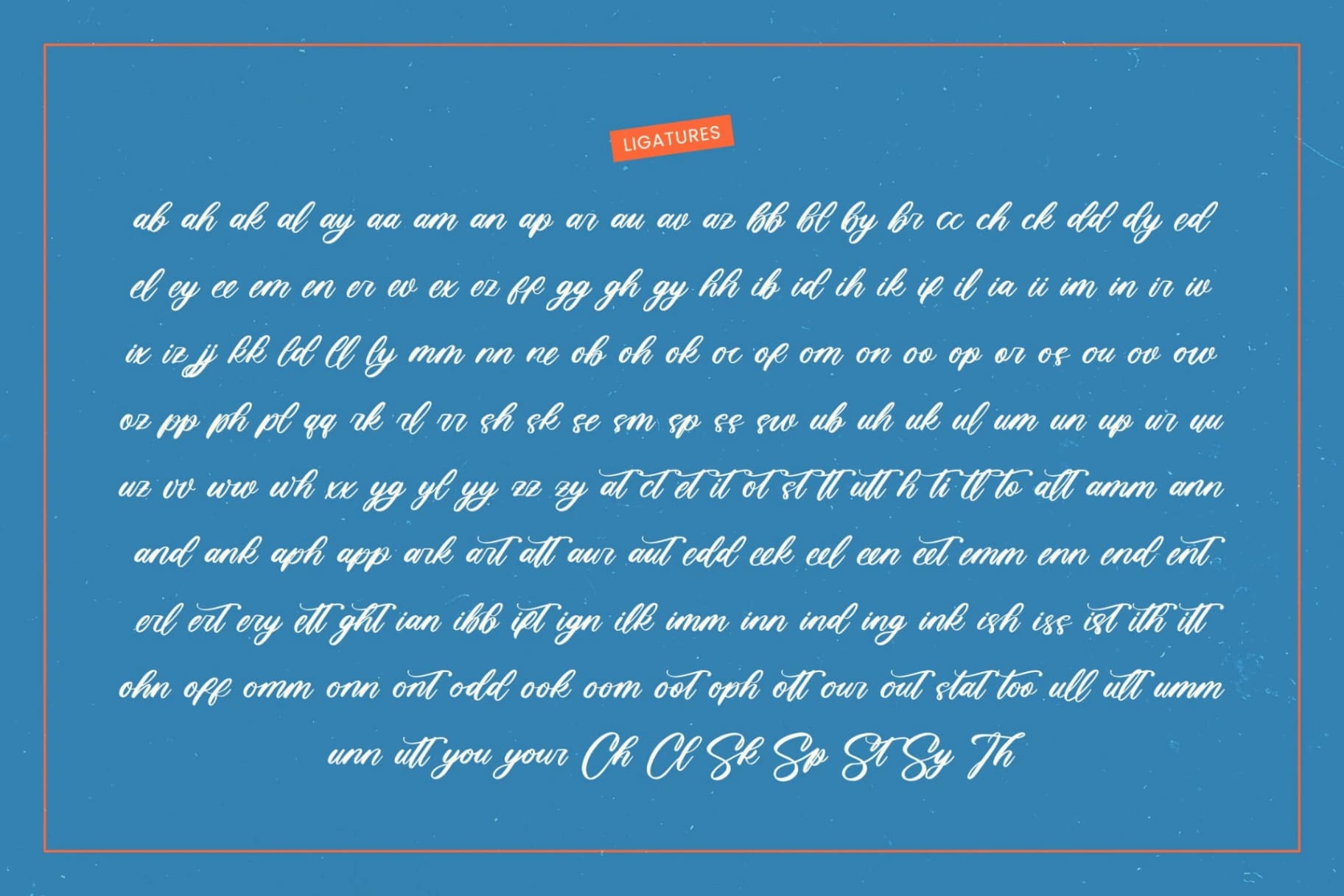 Preview 13 for Seafood Gather - Bold Calligraphy