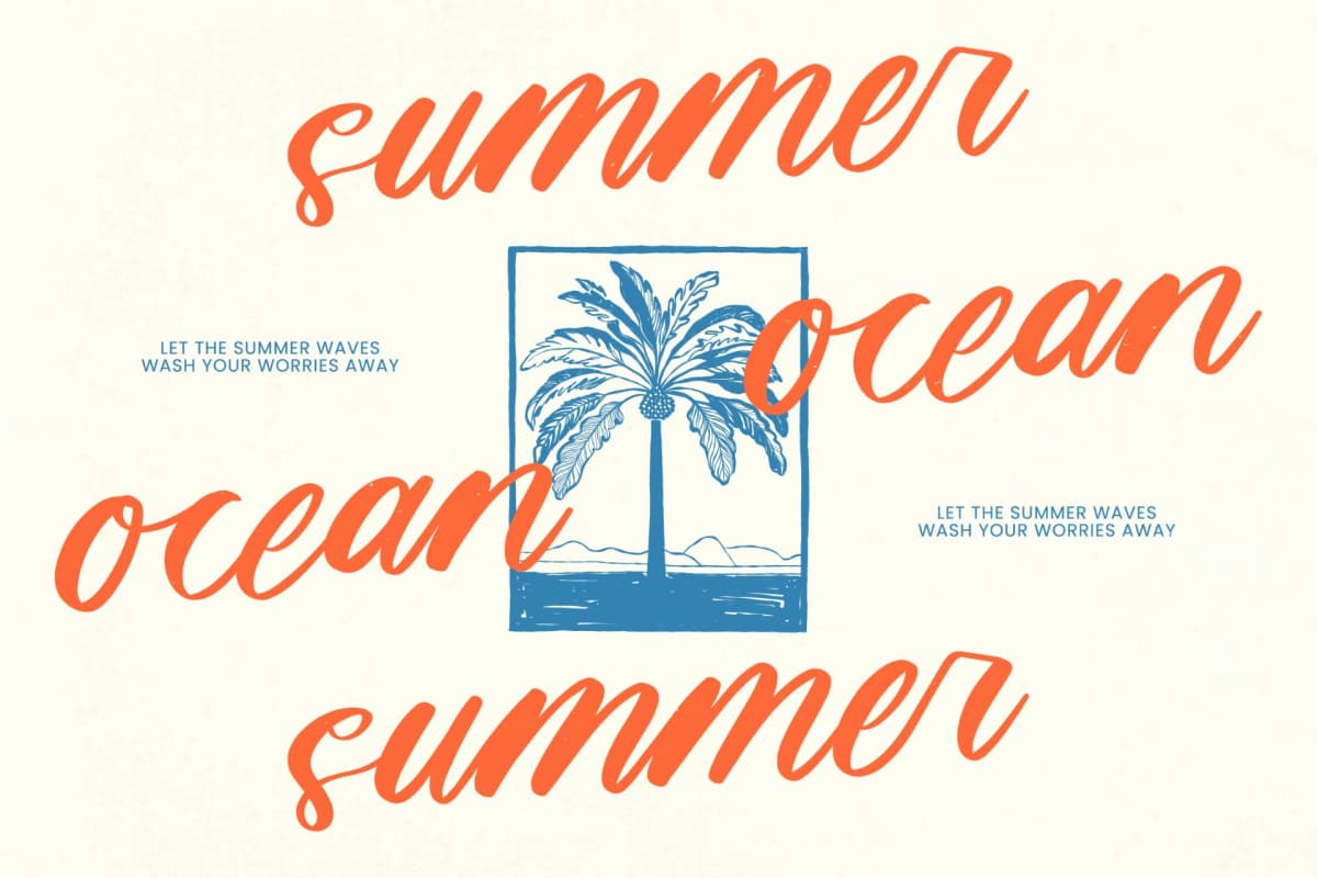 Preview 17 for Seafood Gather - Bold Calligraphy
