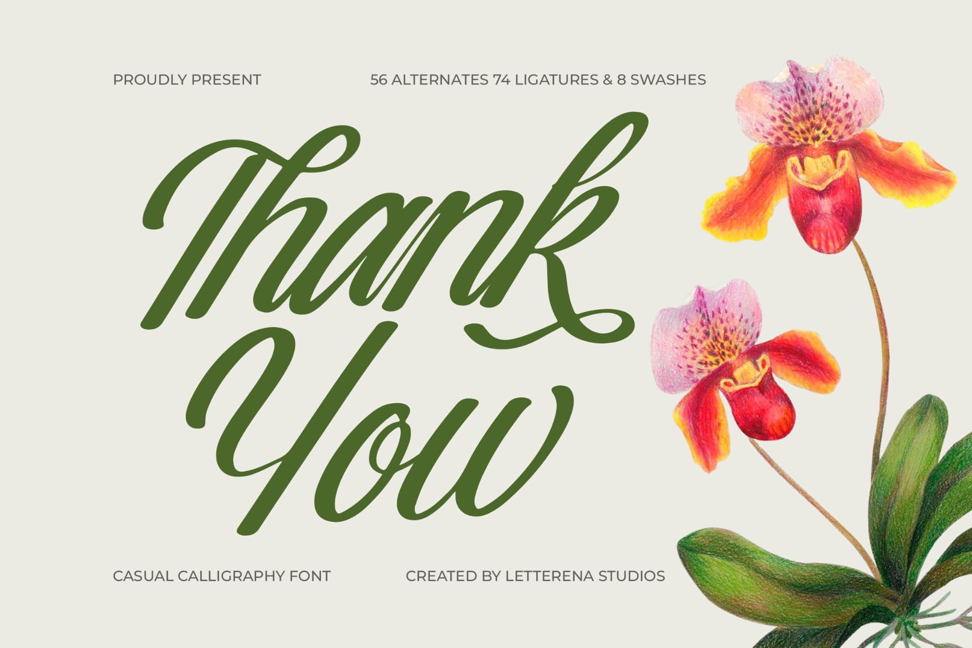 Preview 15 for Nostalgic Pictures - Casual Calligraphy Font
