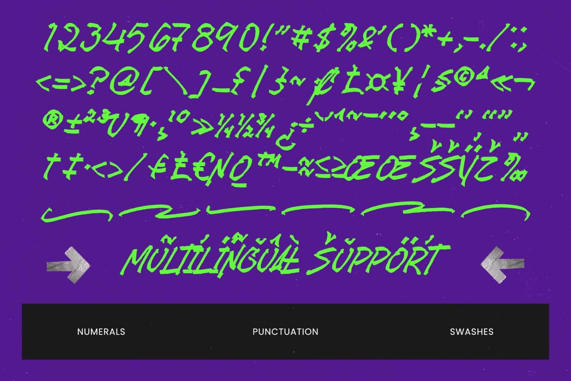 Preview 12 for Endak Lounch - Display Brush Font