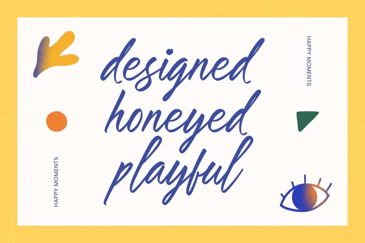 Danishy - Aesthetic Handwritten Font font preview 6