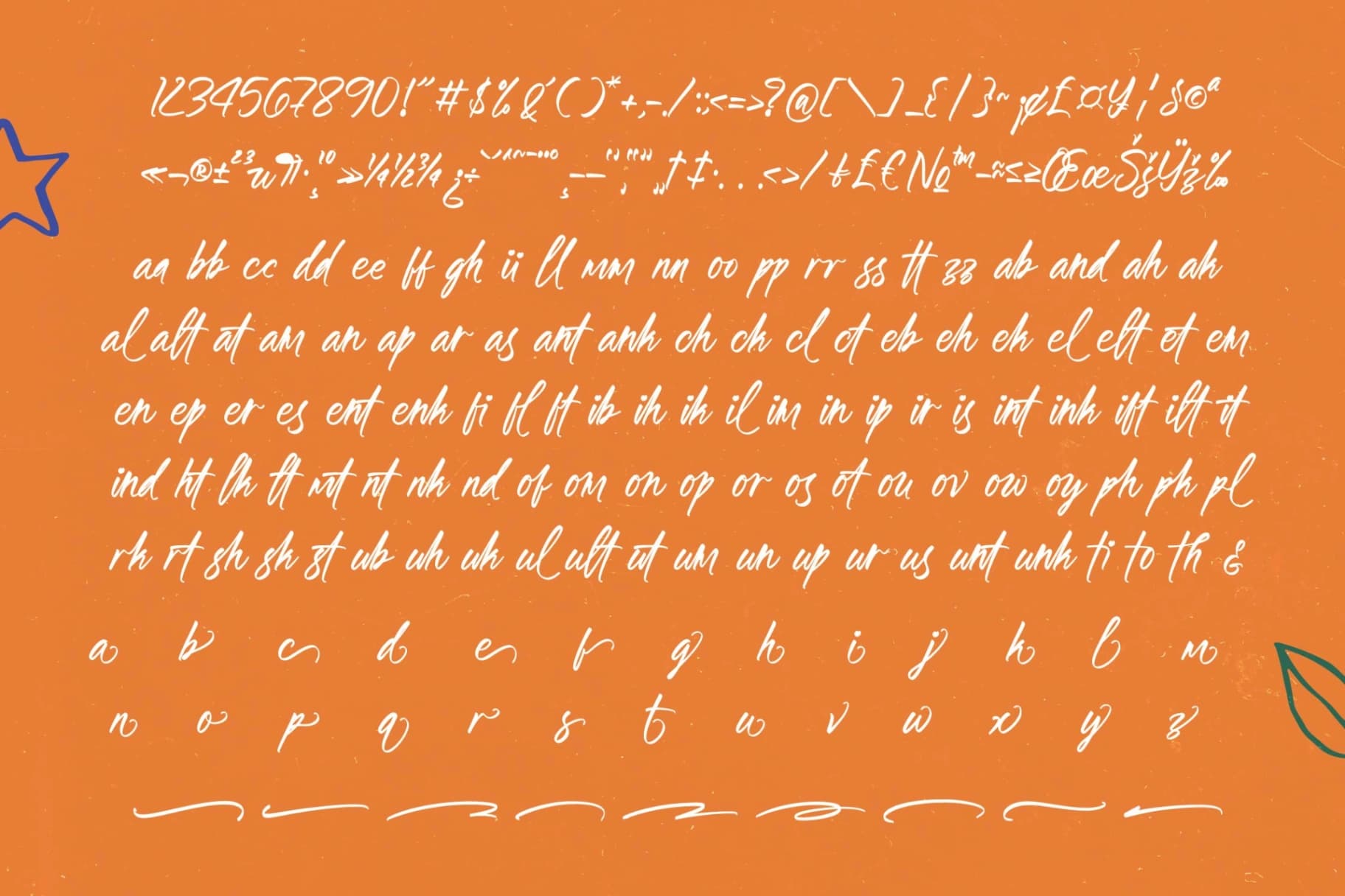 Preview 17 for Danishy - Aesthetic Handwritten Font