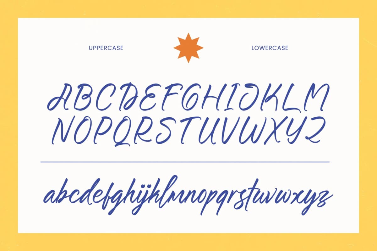 Danishy - Aesthetic Handwritten Font font preview 15