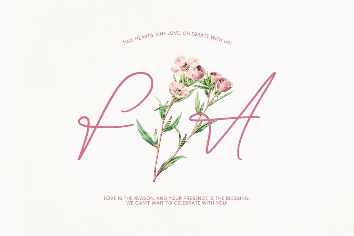 Preview 17 for Jesica Floral - Handwritten Ink Font