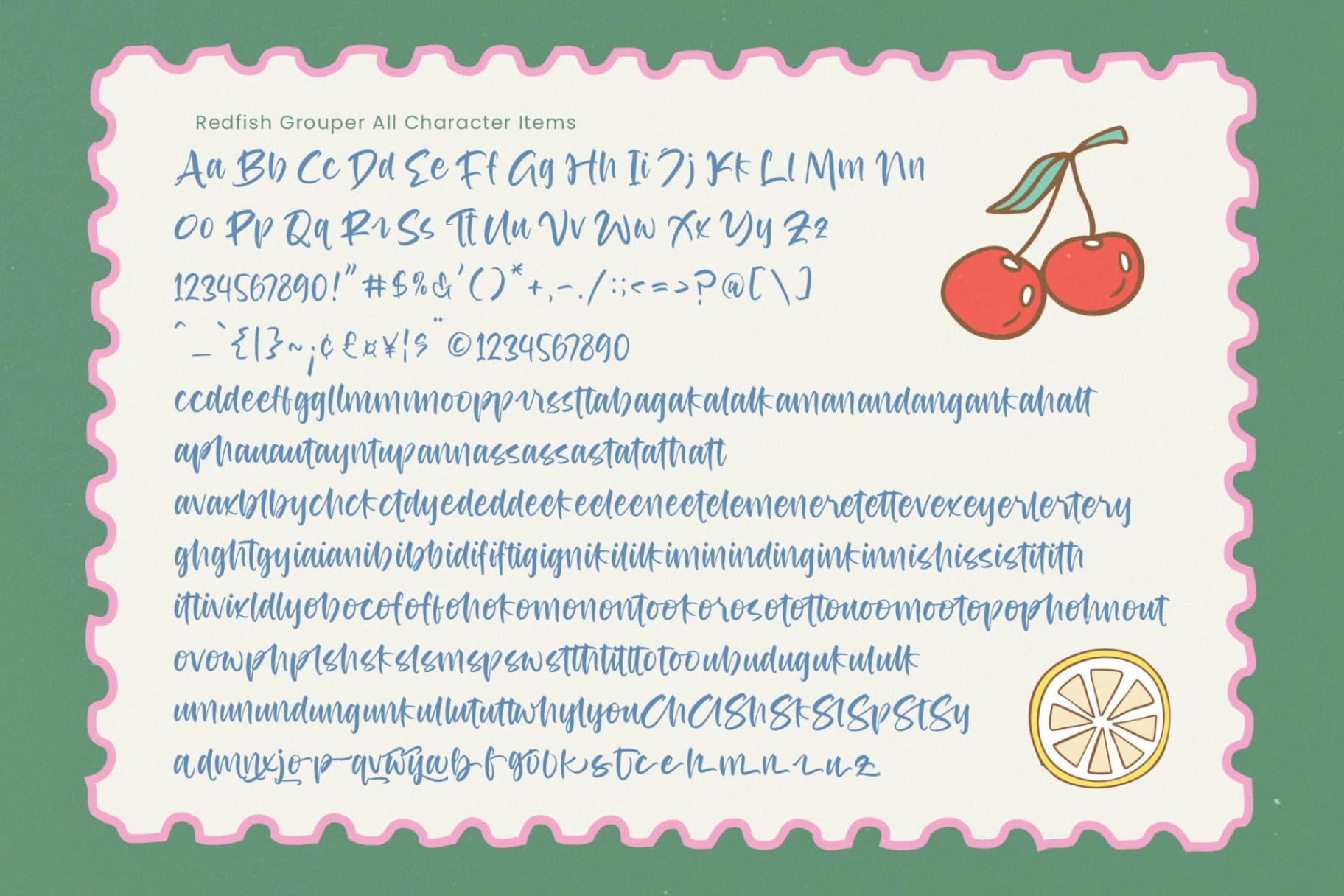 Preview 19 for Redfish Grouper - Bold Modern Handwritten