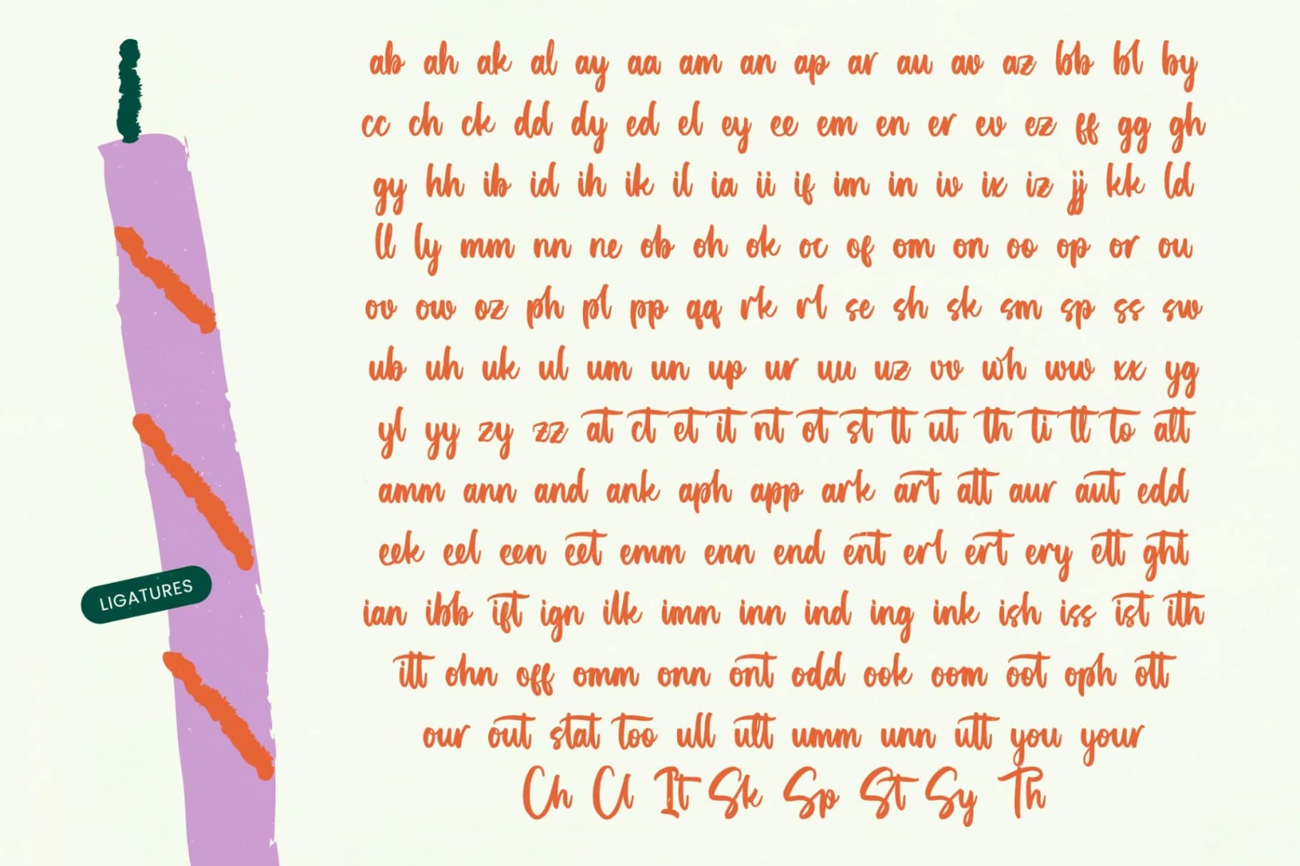 Preview 8 for Smiles Chapter - Bold Brush Font