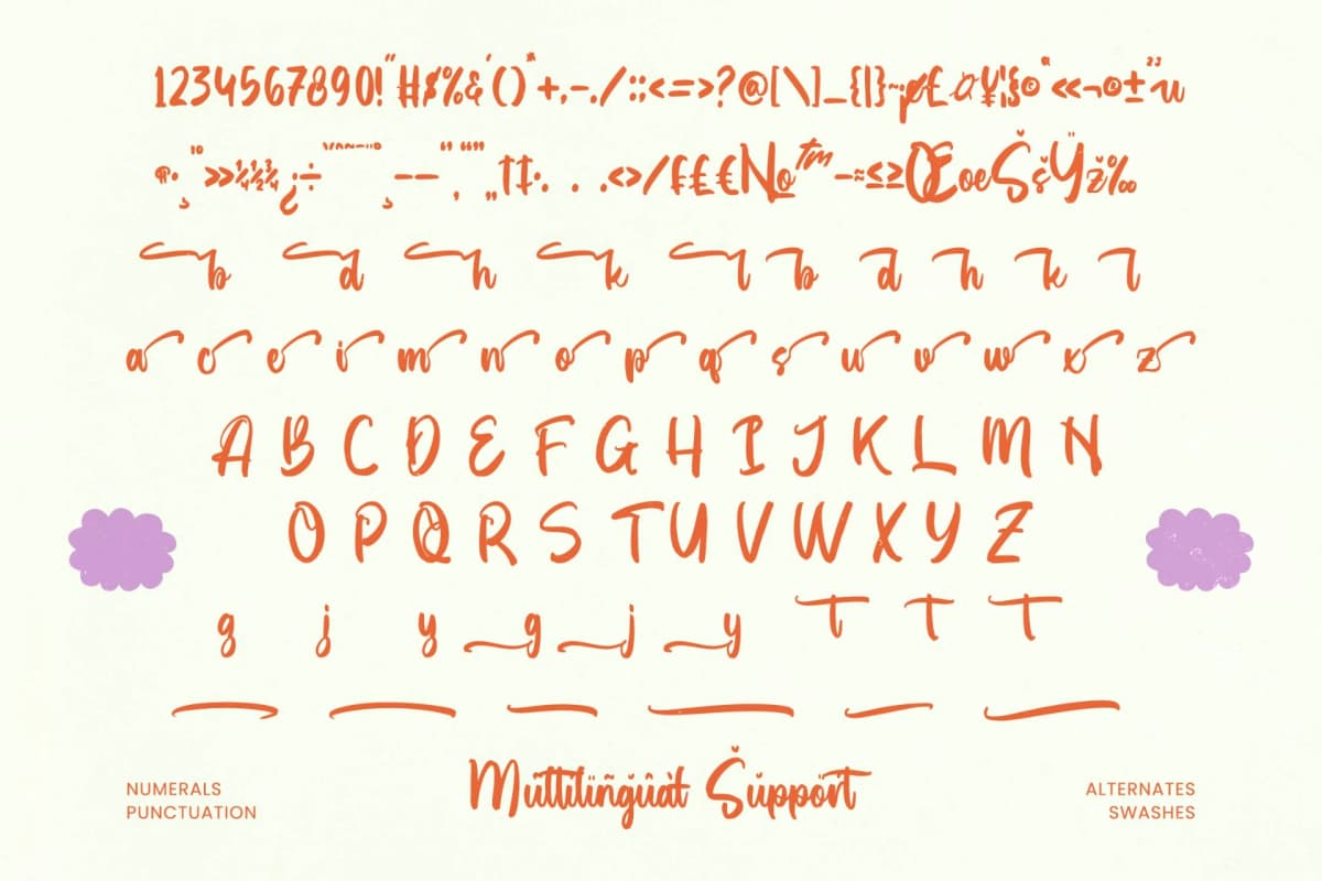 Preview 14 for Smiles Chapter - Bold Brush Font