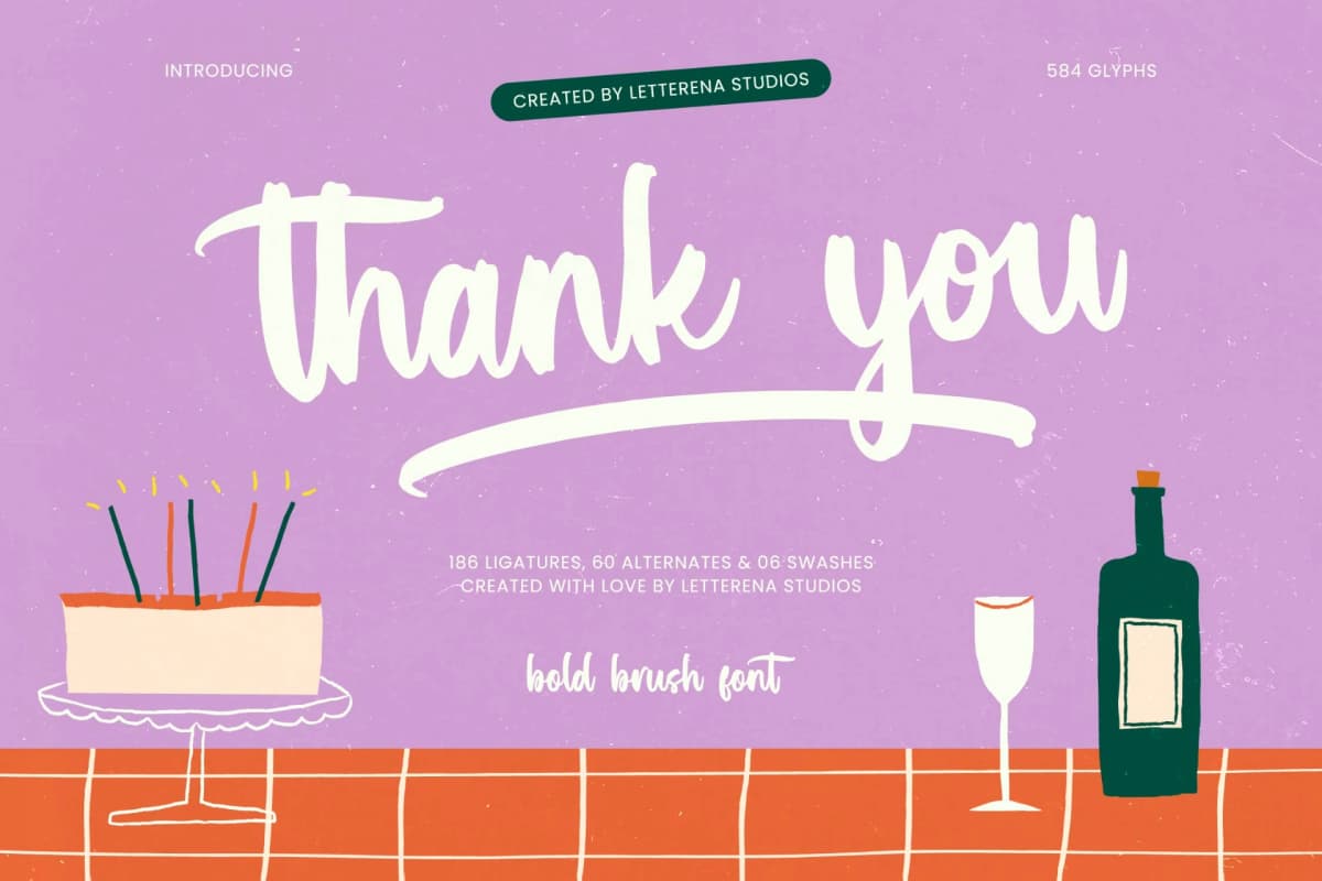 Preview 20 for Smiles Chapter - Bold Brush Font