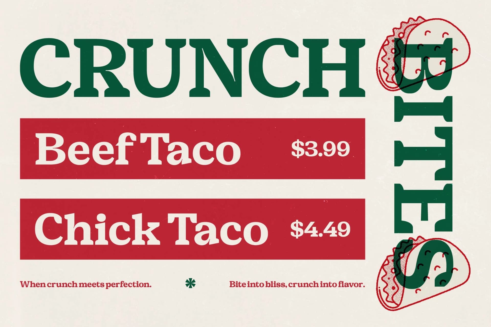 Preview 3 for Snack Rush - Modern Display Serif