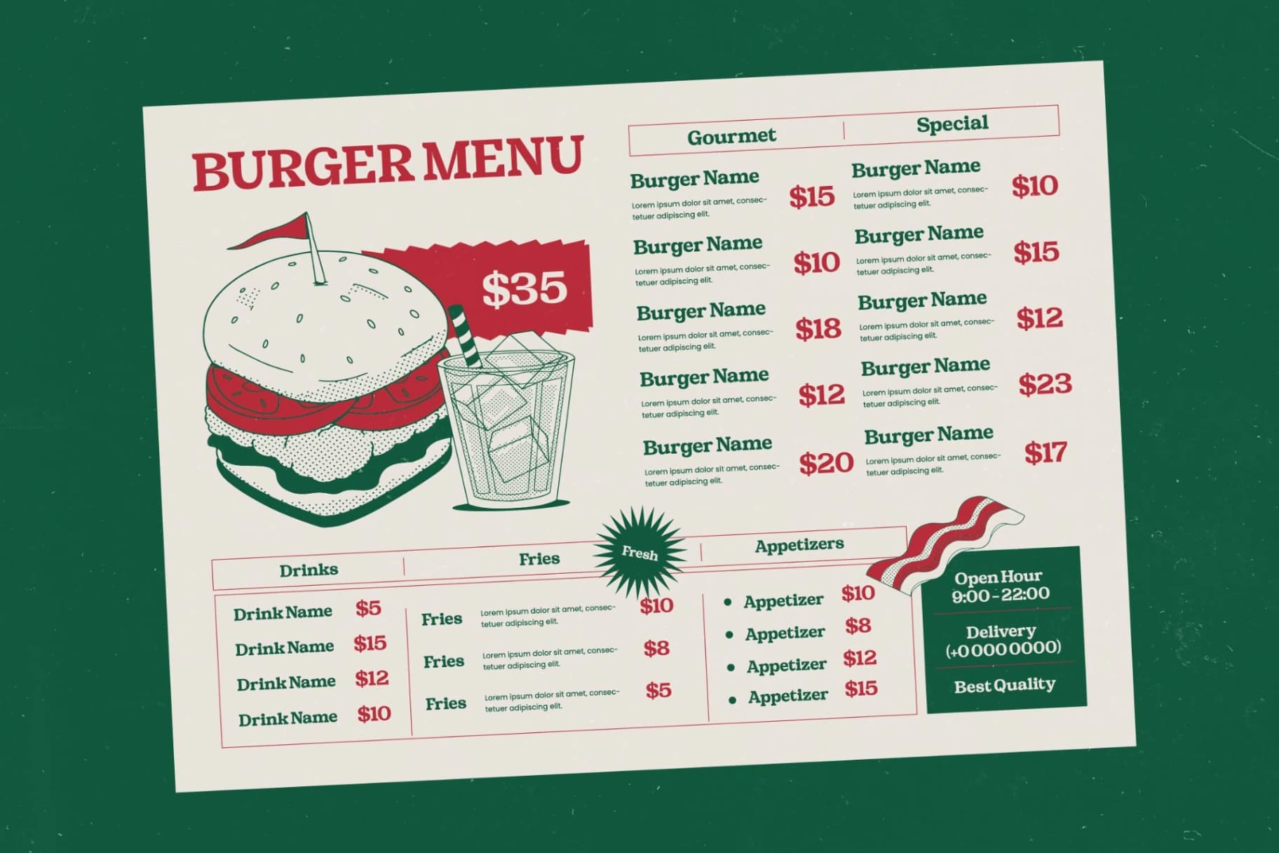Preview 13 for Snack Rush - Modern Display Serif