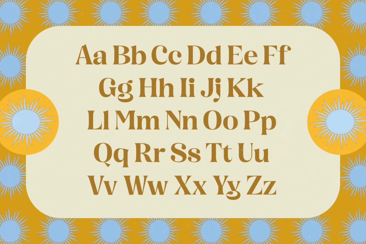 Rising Holyka - Retro Modern Serif font preview 6