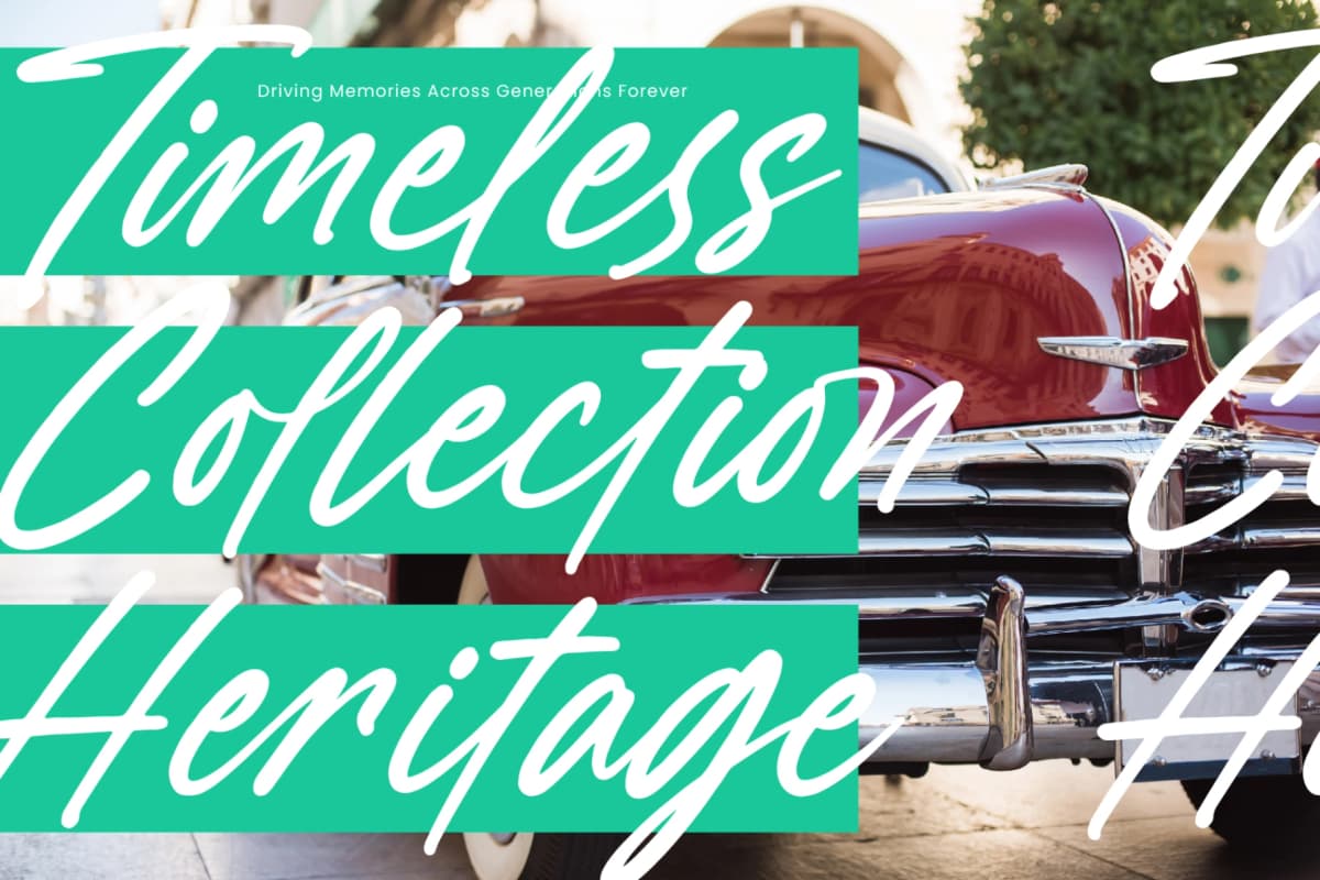 Letter Grace - Modern Handwritten Brush font preview 12