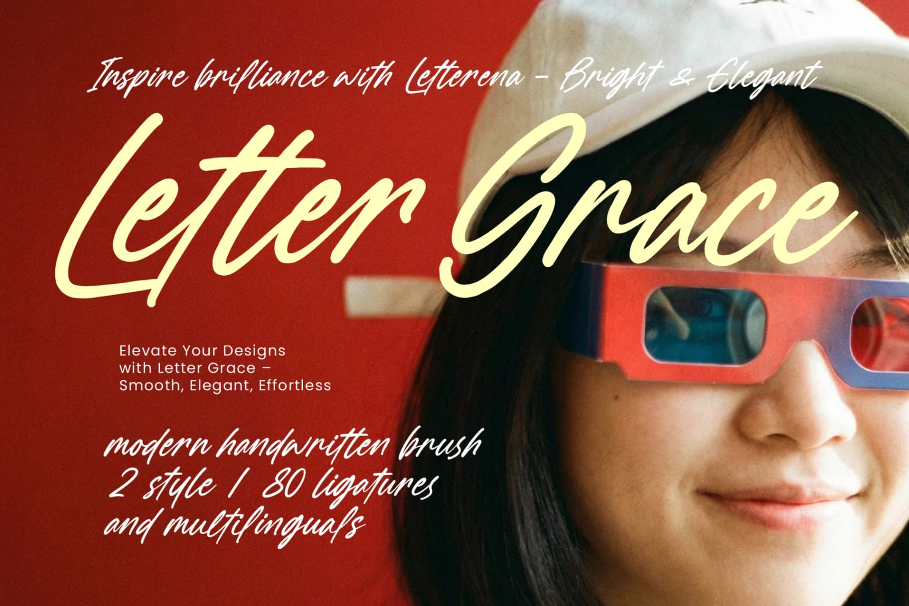 Preview 1 for Letter Grace - Modern Handwritten Brush