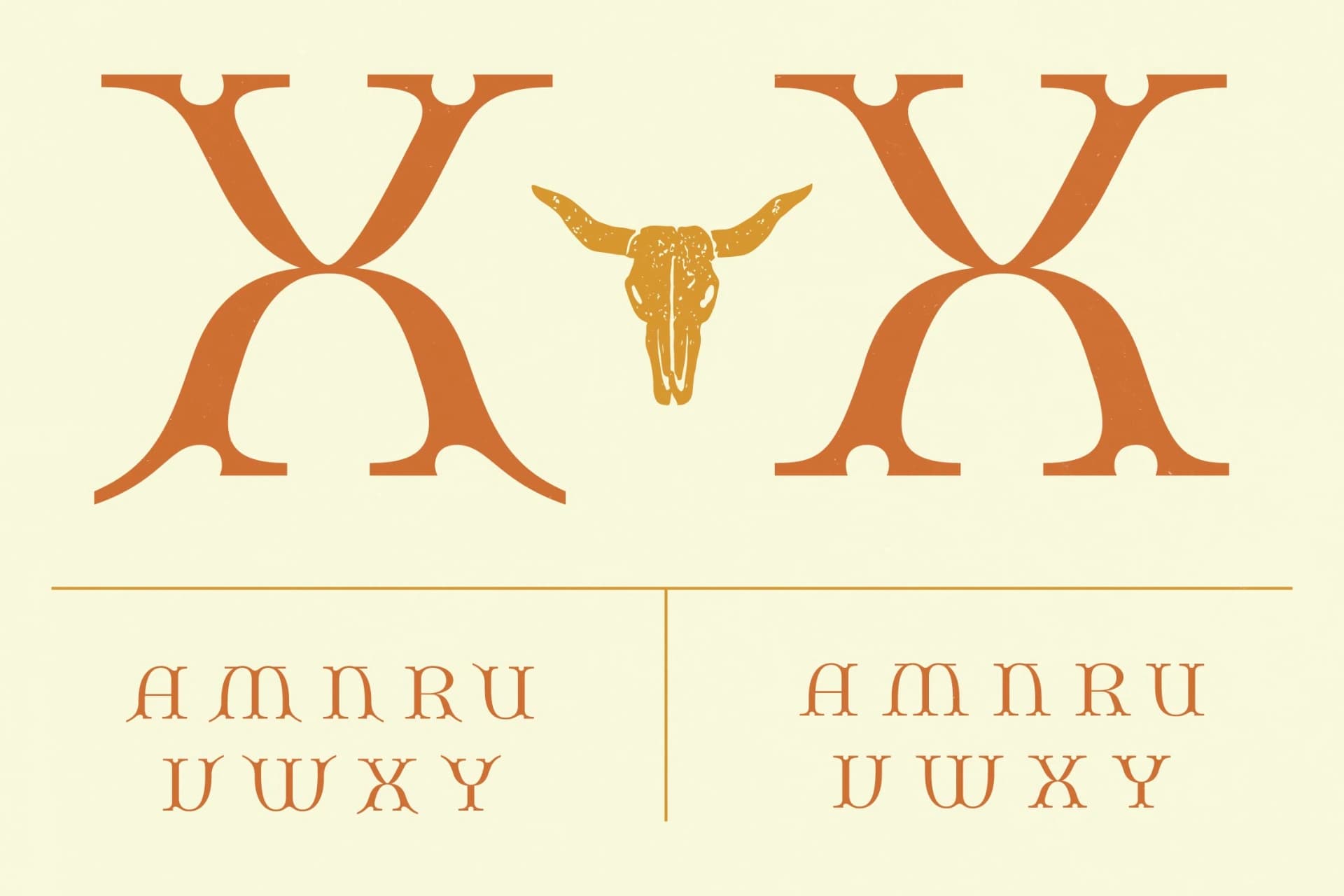 Preview 4 for Giqer - Western Vintage Serif Font