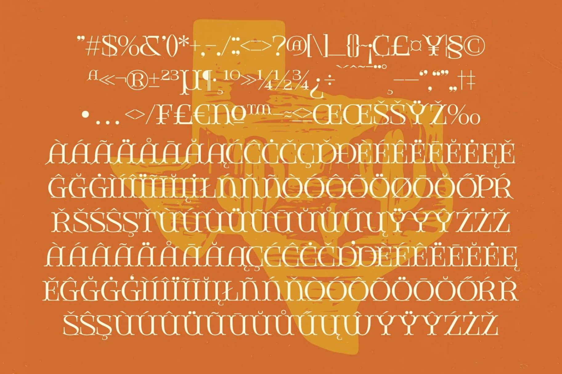 Preview 19 for Giqer - Western Vintage Serif Font