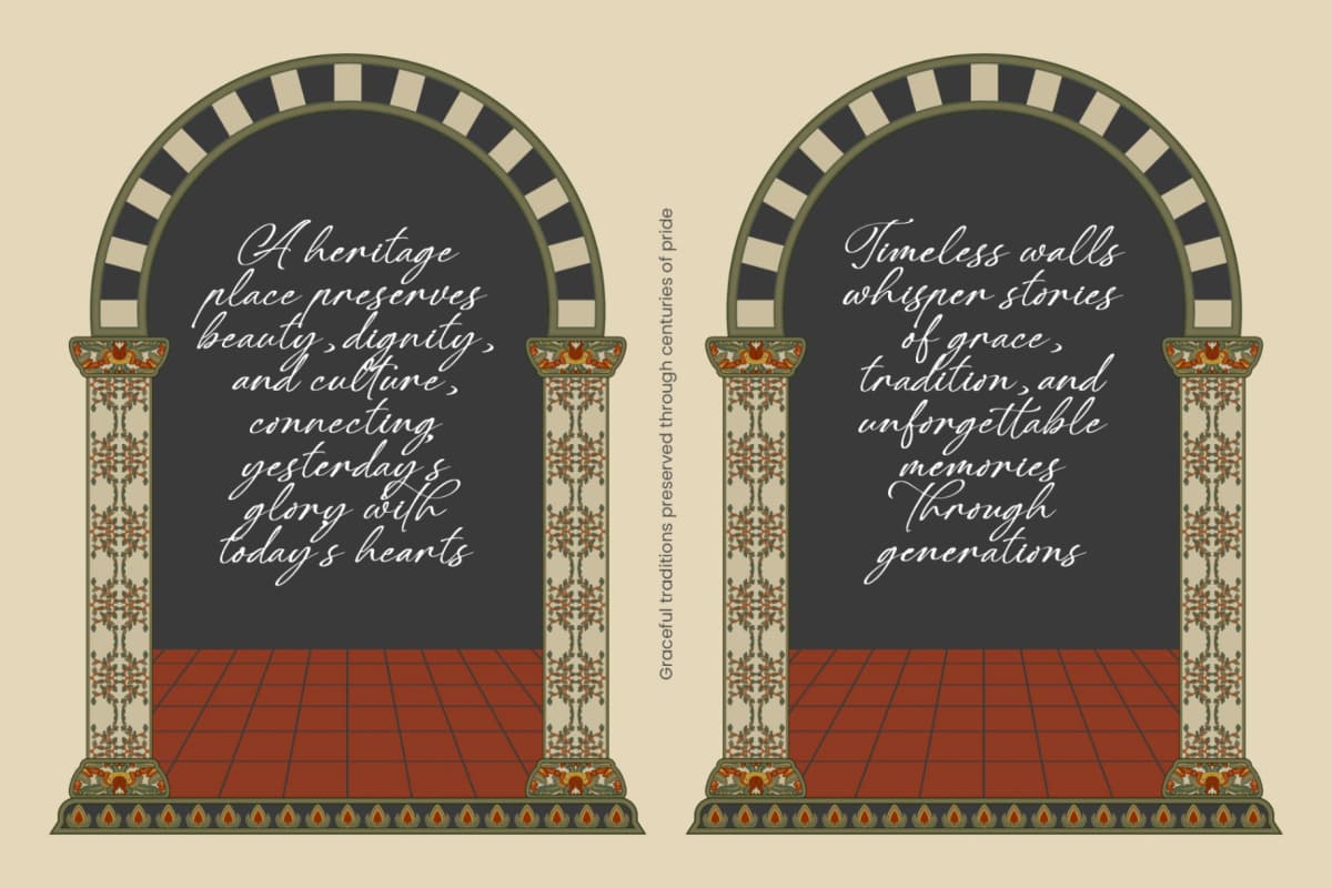 Preview 4 for Benthisa - Stylish Calligraphy Font