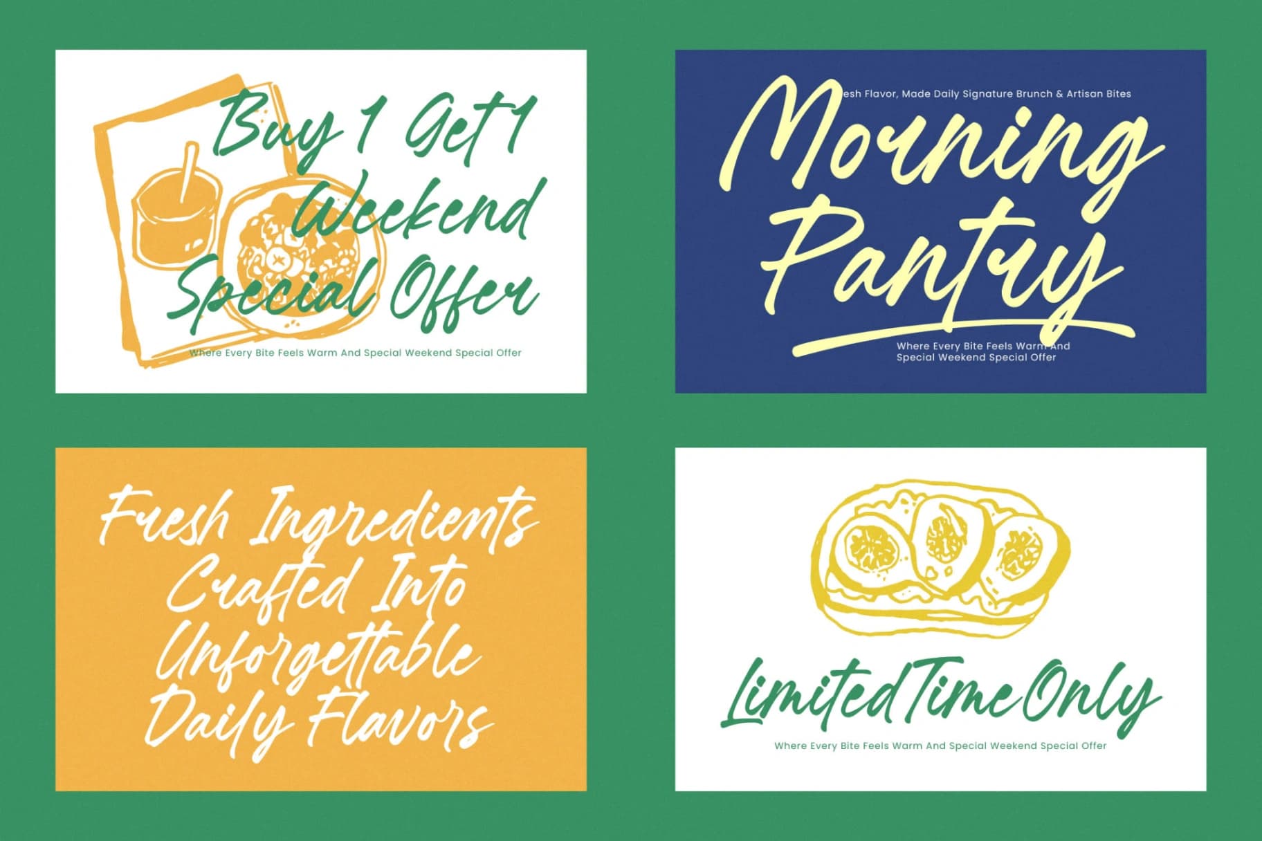 Preview 11 for Hello Whisper - Modern Handwritten Font