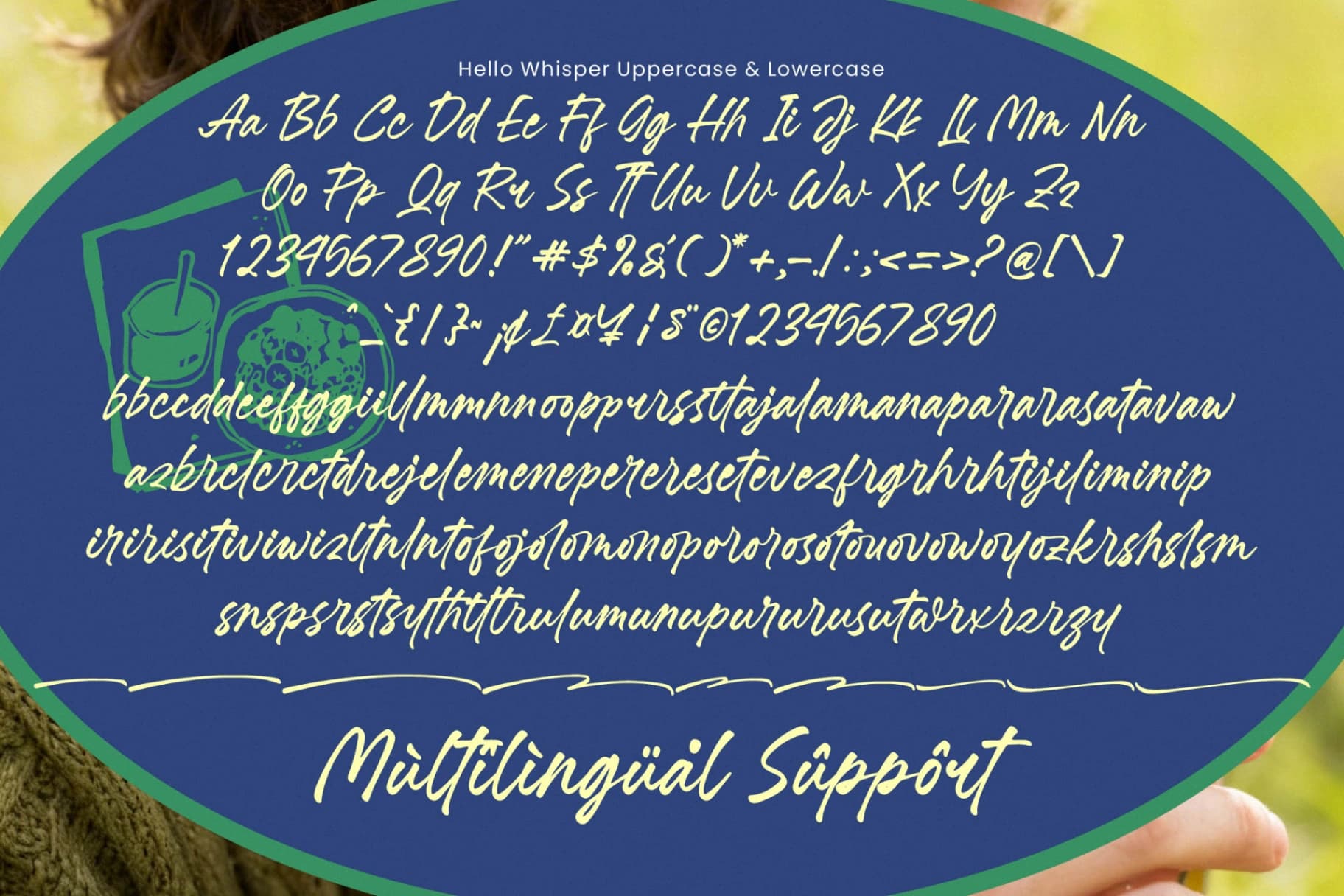 Preview 19 for Hello Whisper - Modern Handwritten Font