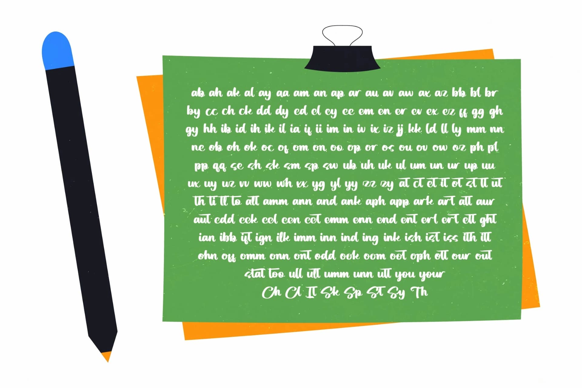 Preview 17 for Simple Chating - Bold Brush Font