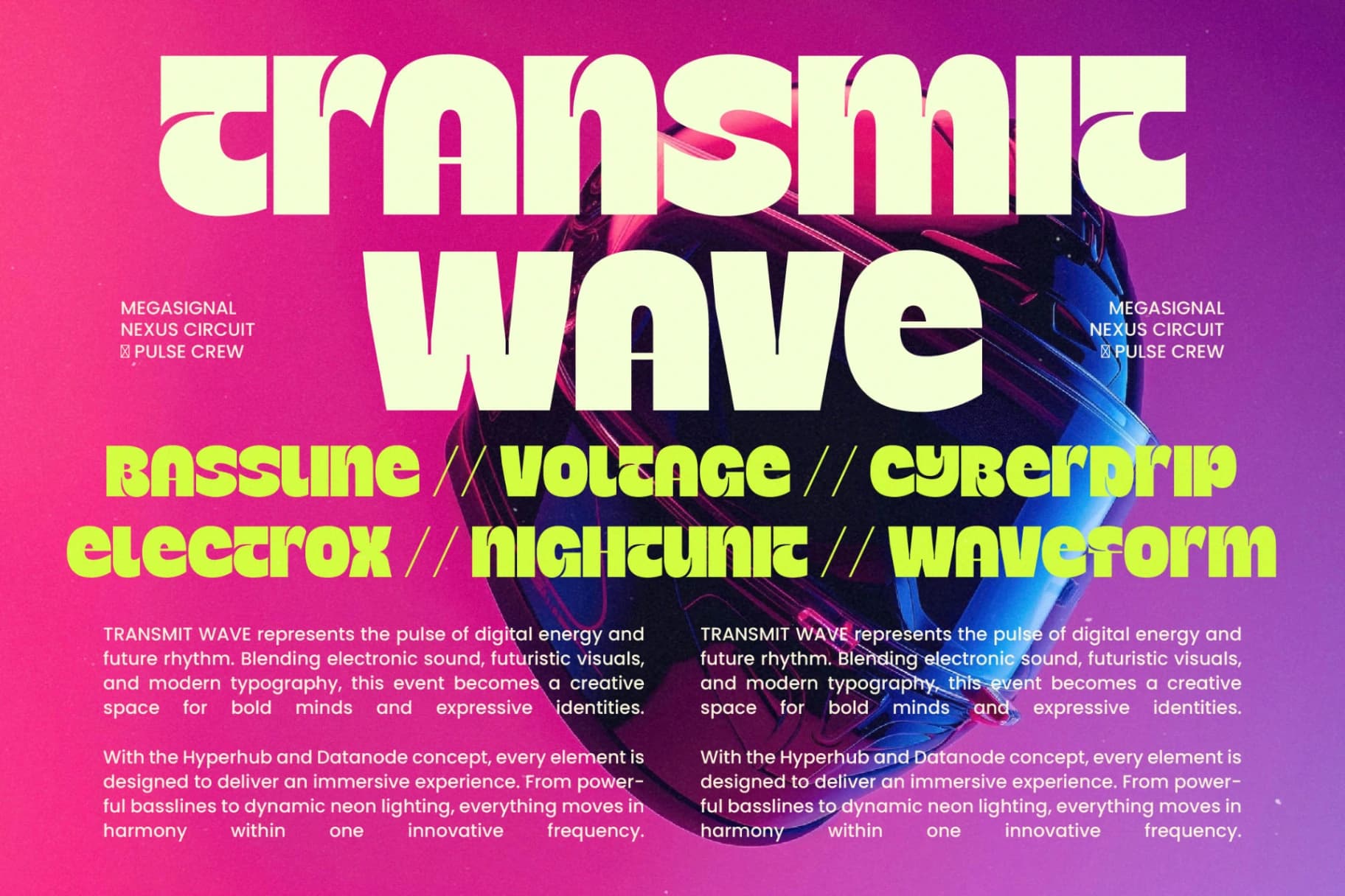 Preview 3 for Bangkoq - Groovy Display Sans