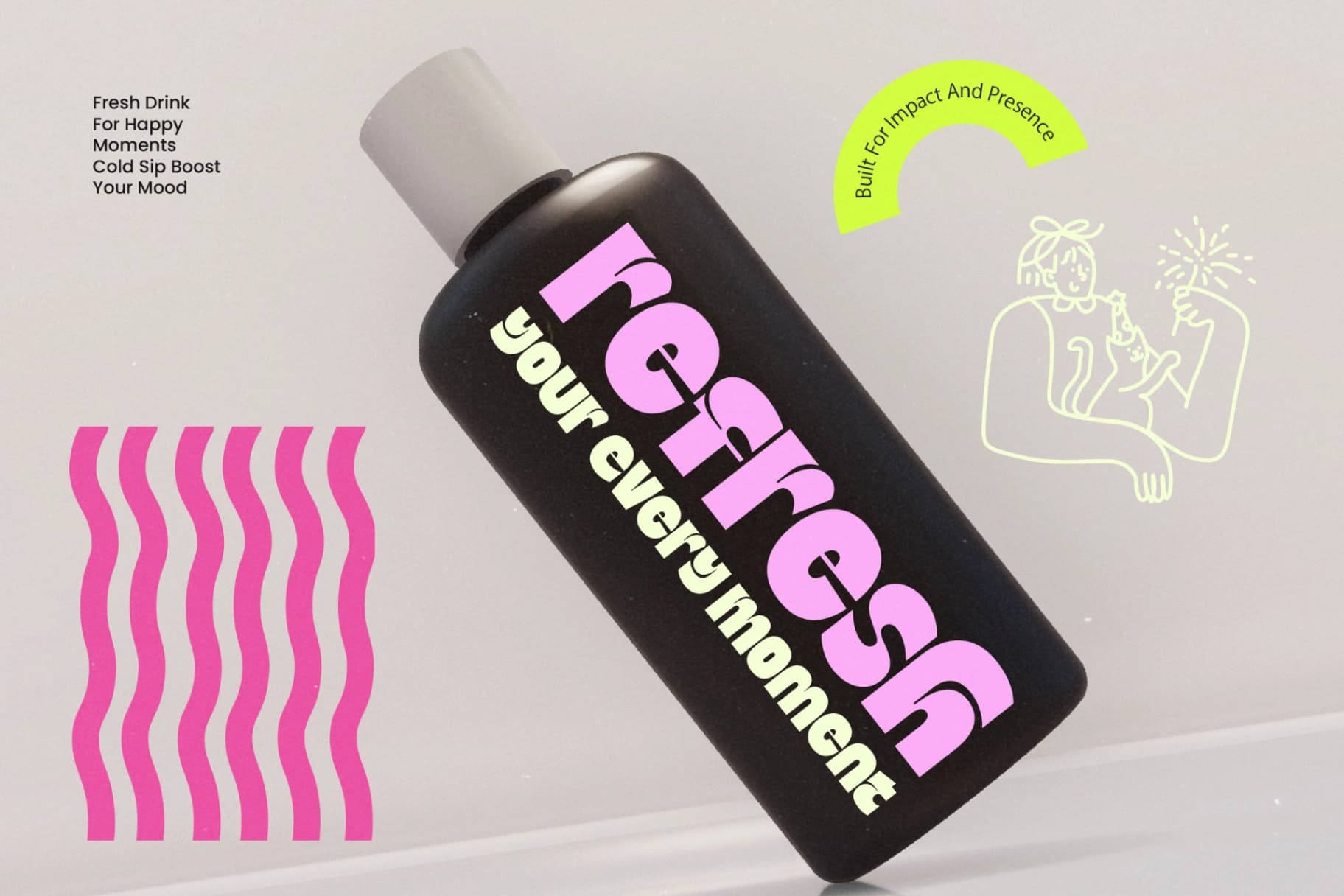 Preview 17 for Bangkoq - Groovy Display Sans