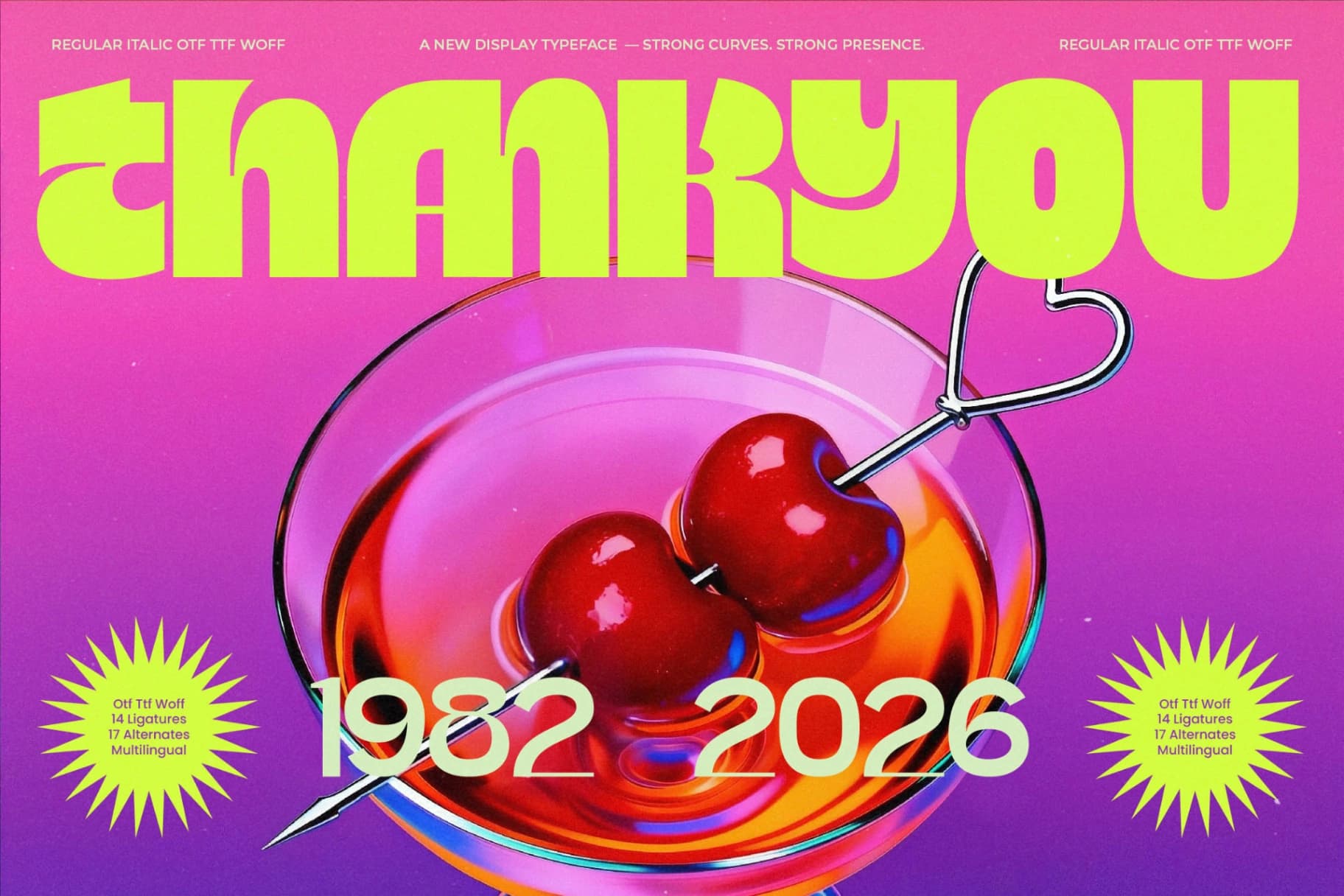 Preview 20 for Bangkoq - Groovy Display Sans