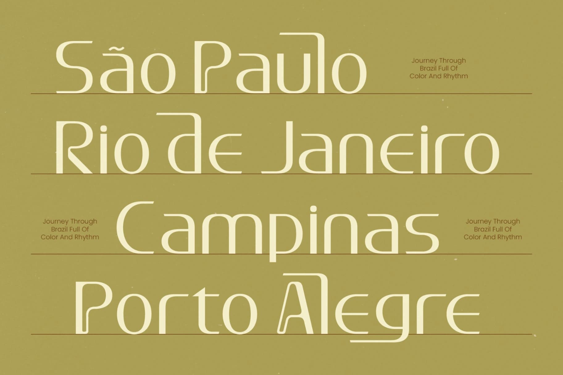 Preview 13 for Prestafory - Art Deco Elegant Sans Serif