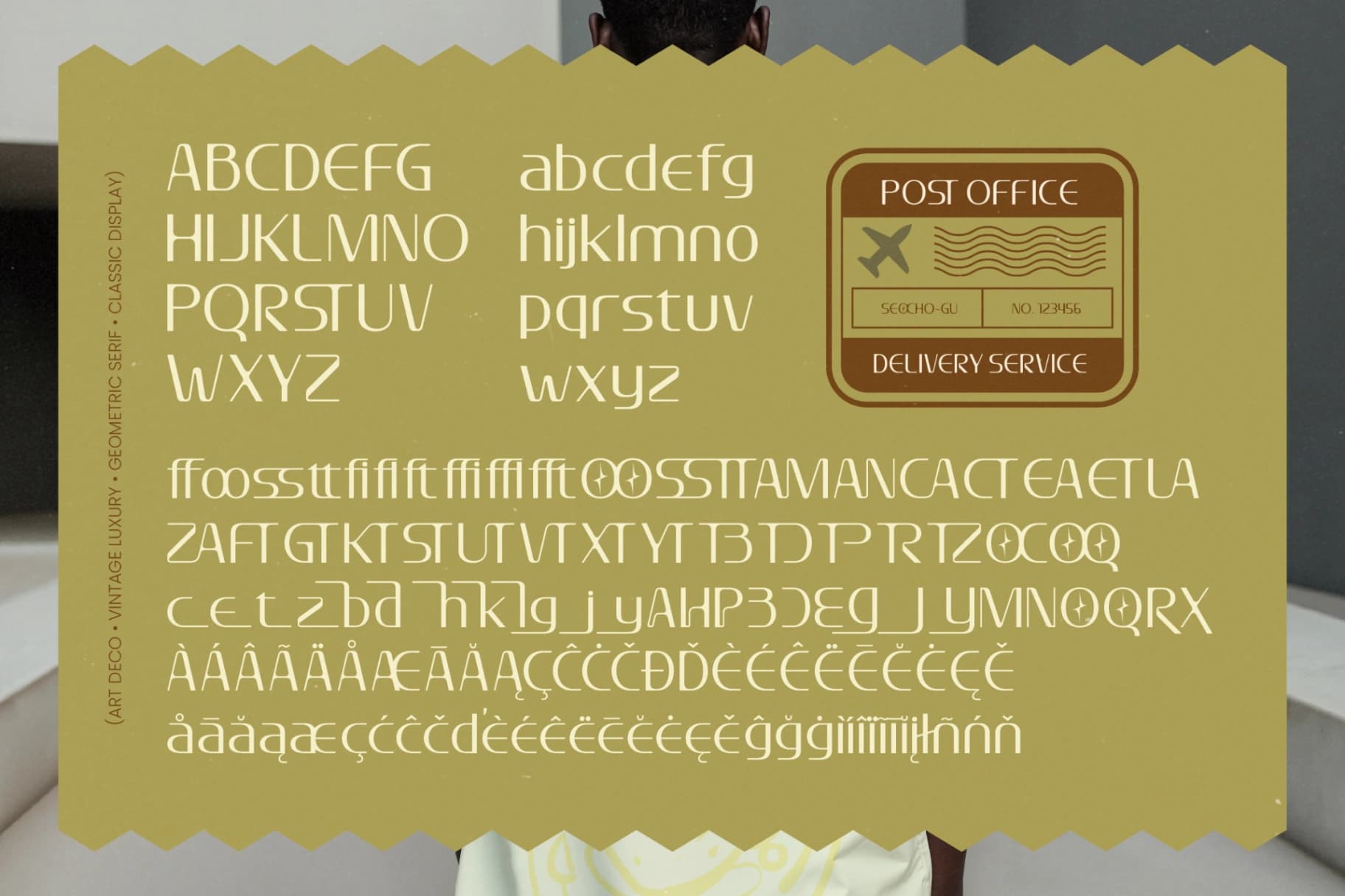 Preview 19 for Prestafory - Art Deco Elegant Sans Serif