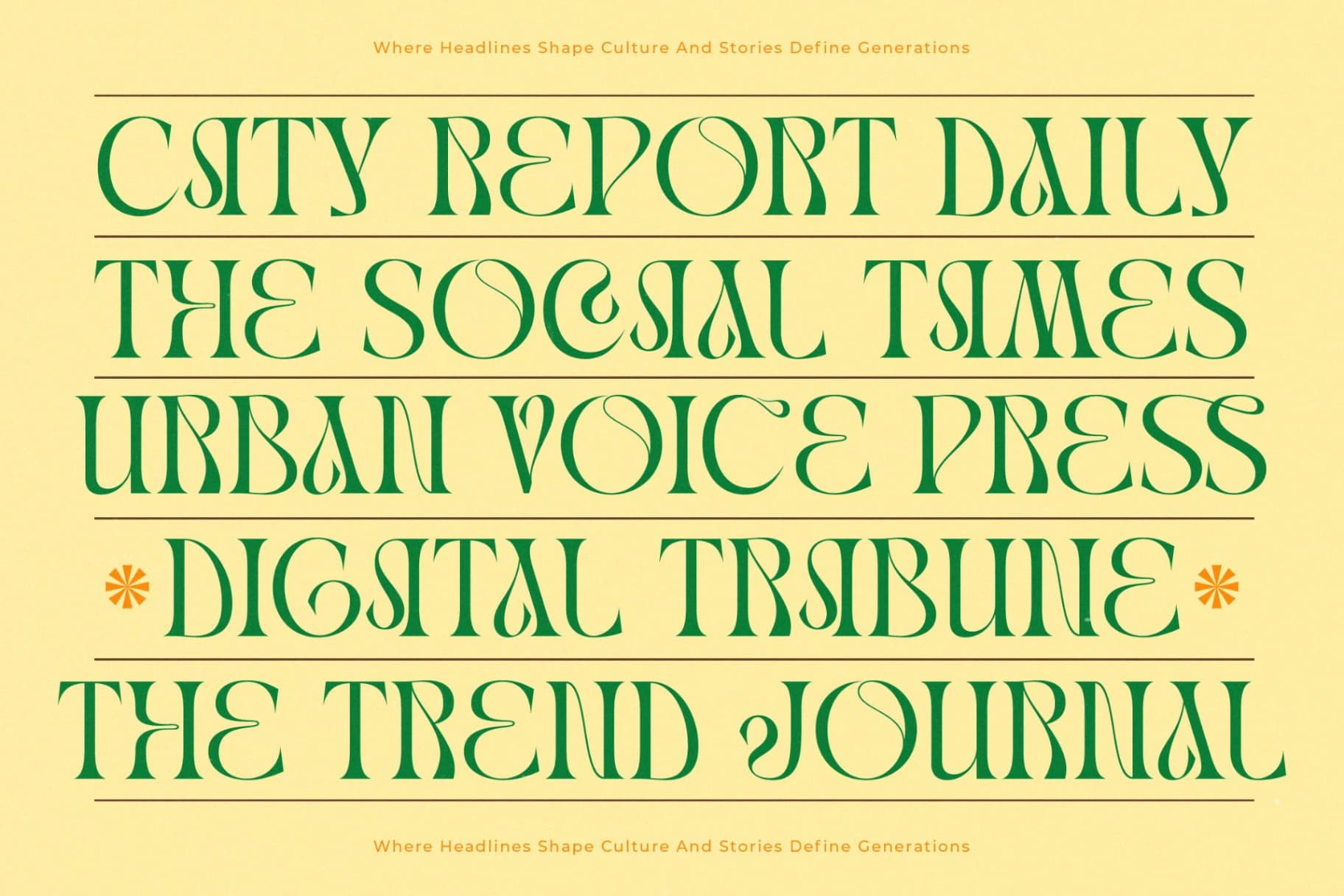 Preview 12 for Midnight Company - Modern Serif