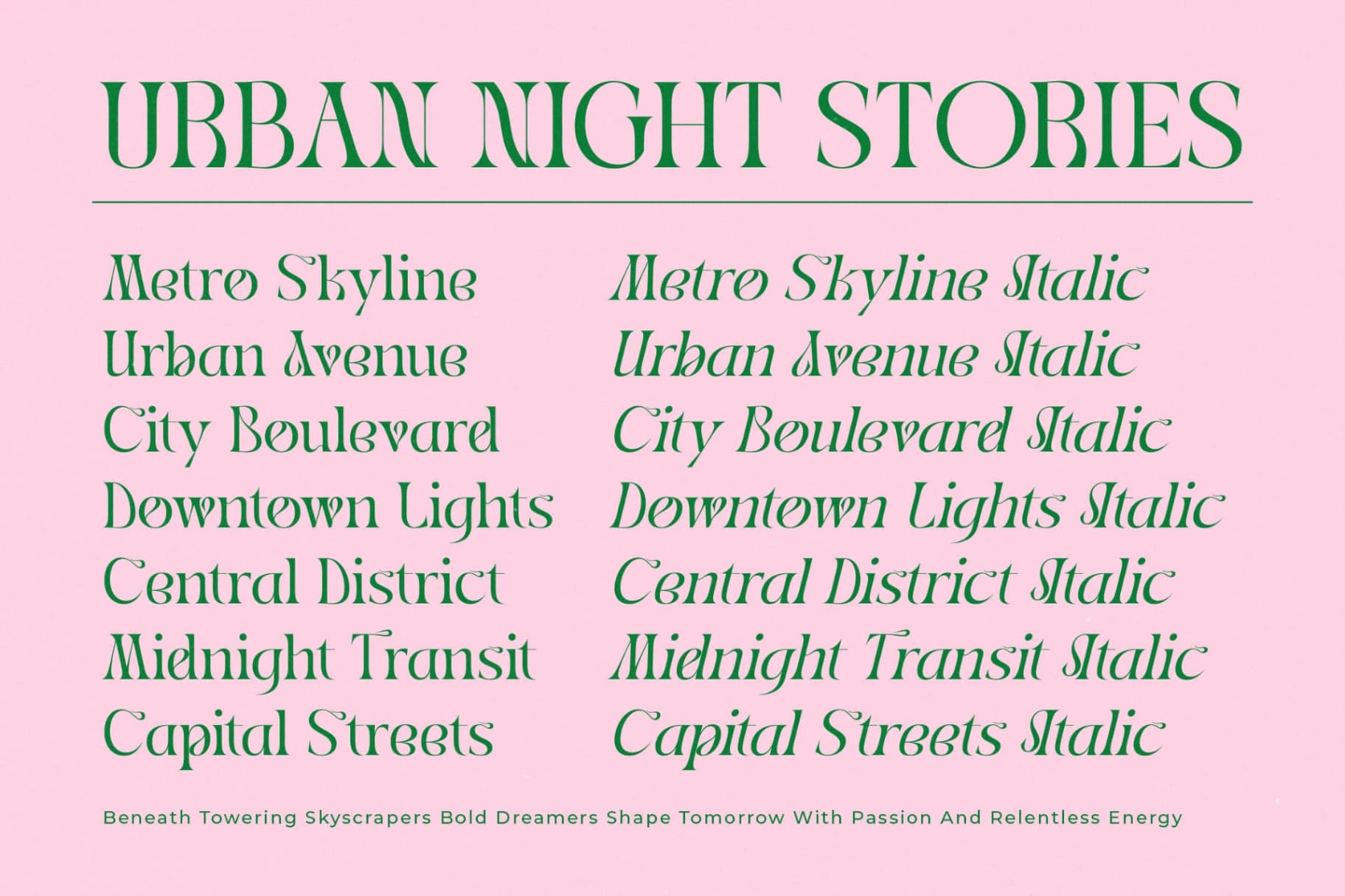 Preview 17 for Midnight Company - Modern Serif