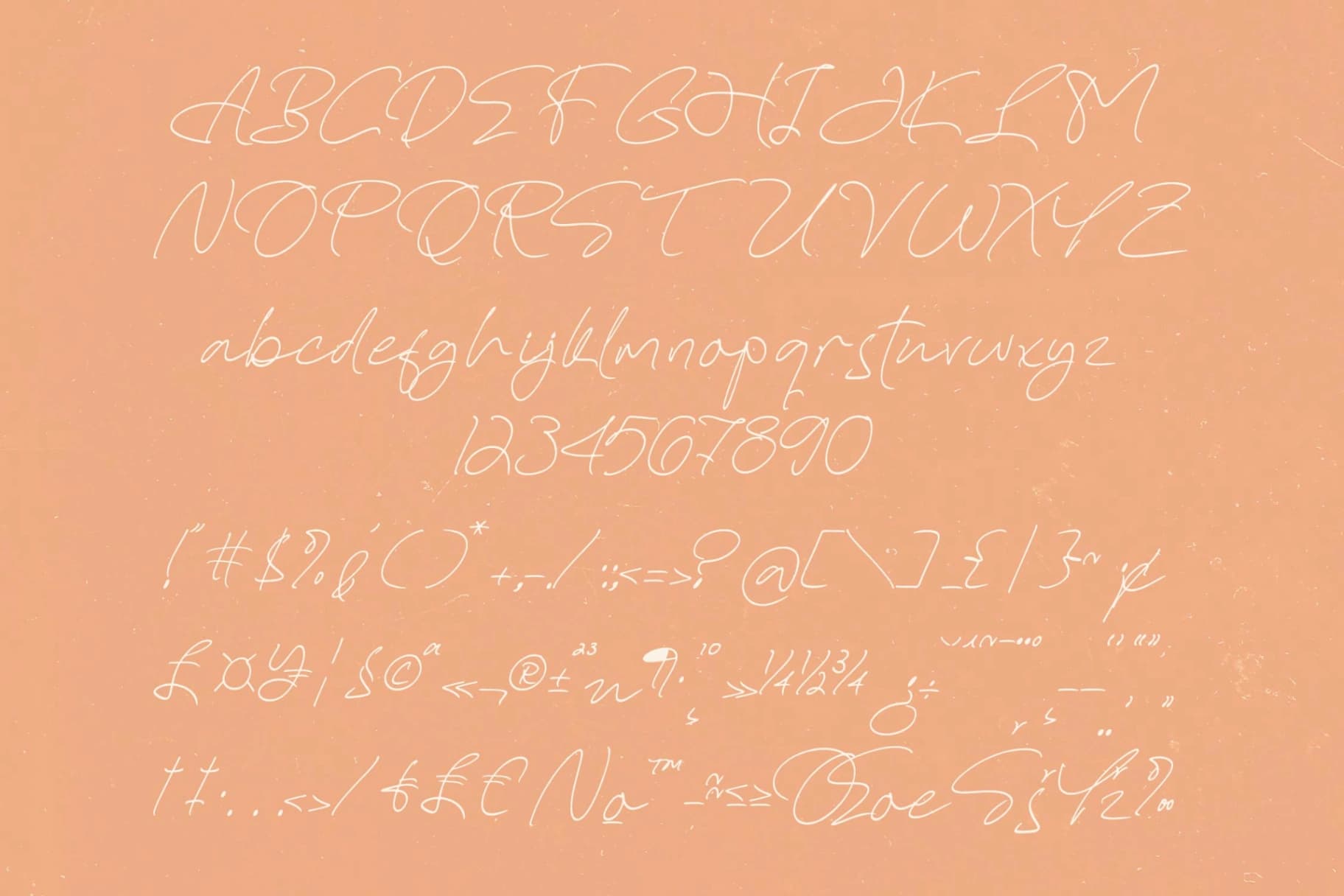 Preview 11 for Yessiou Saphire - Handwritten Ink Font