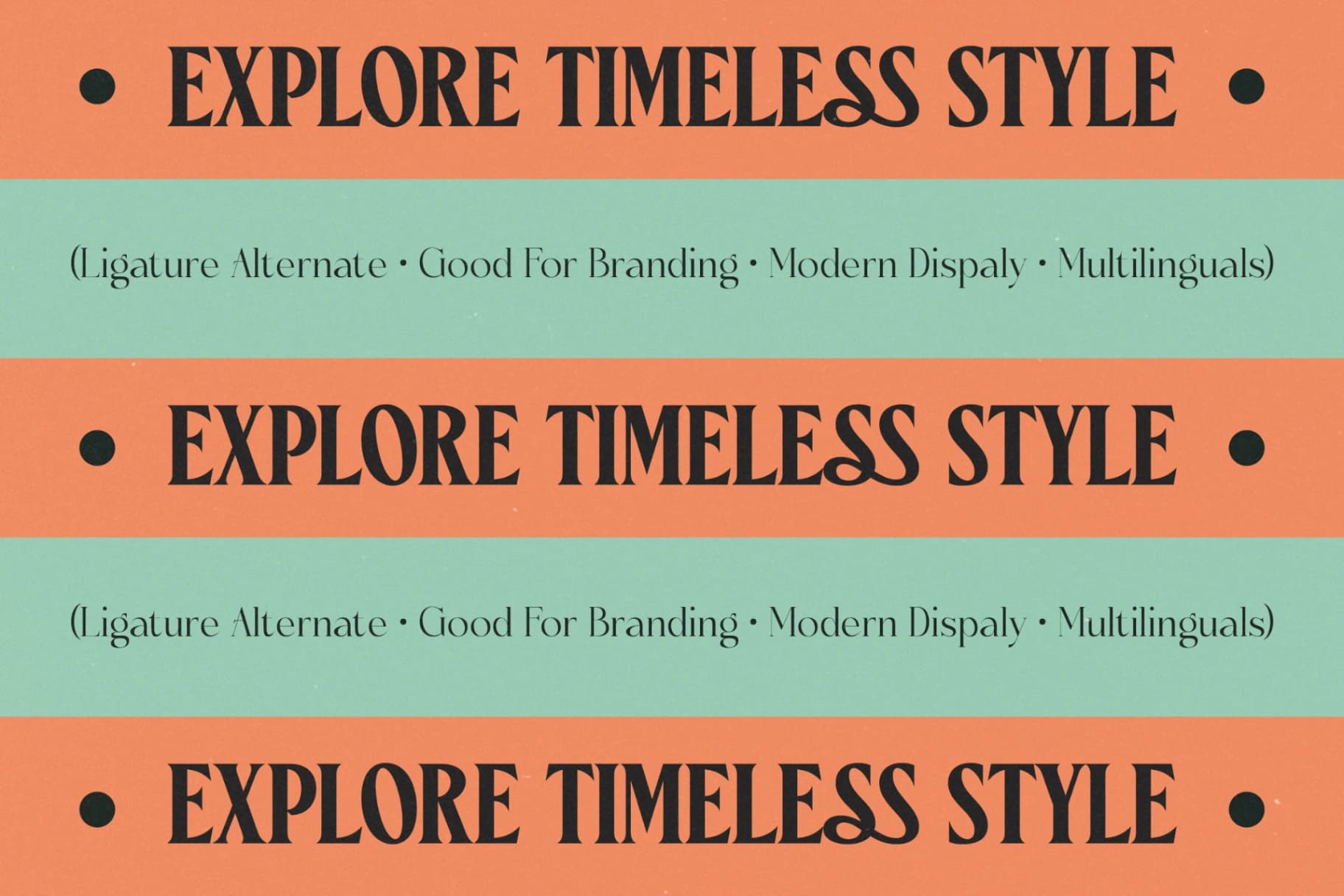Preview 6 for Ceganf - High Contrast Serif