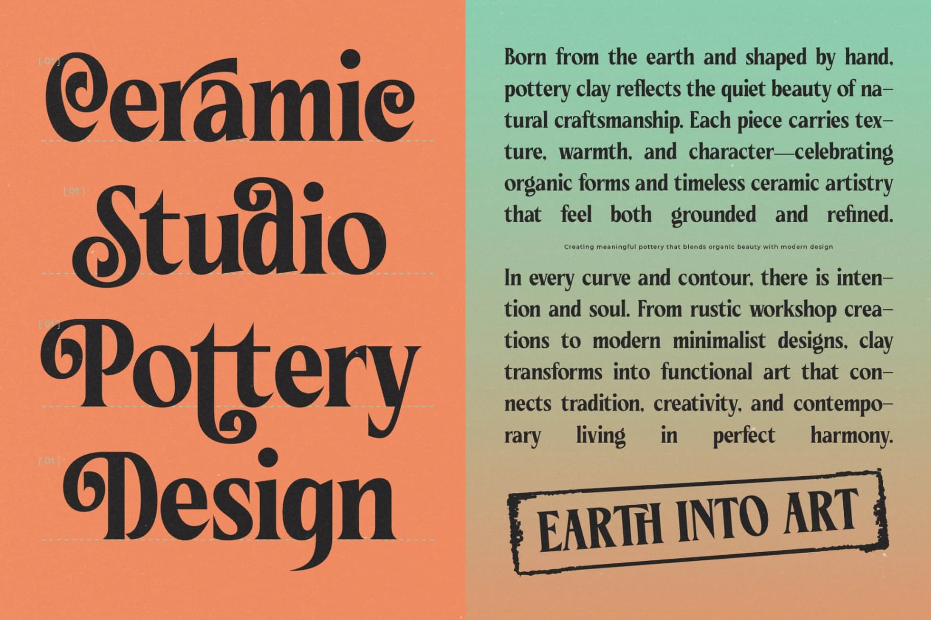 Preview 11 for Ceganf - High Contrast Serif