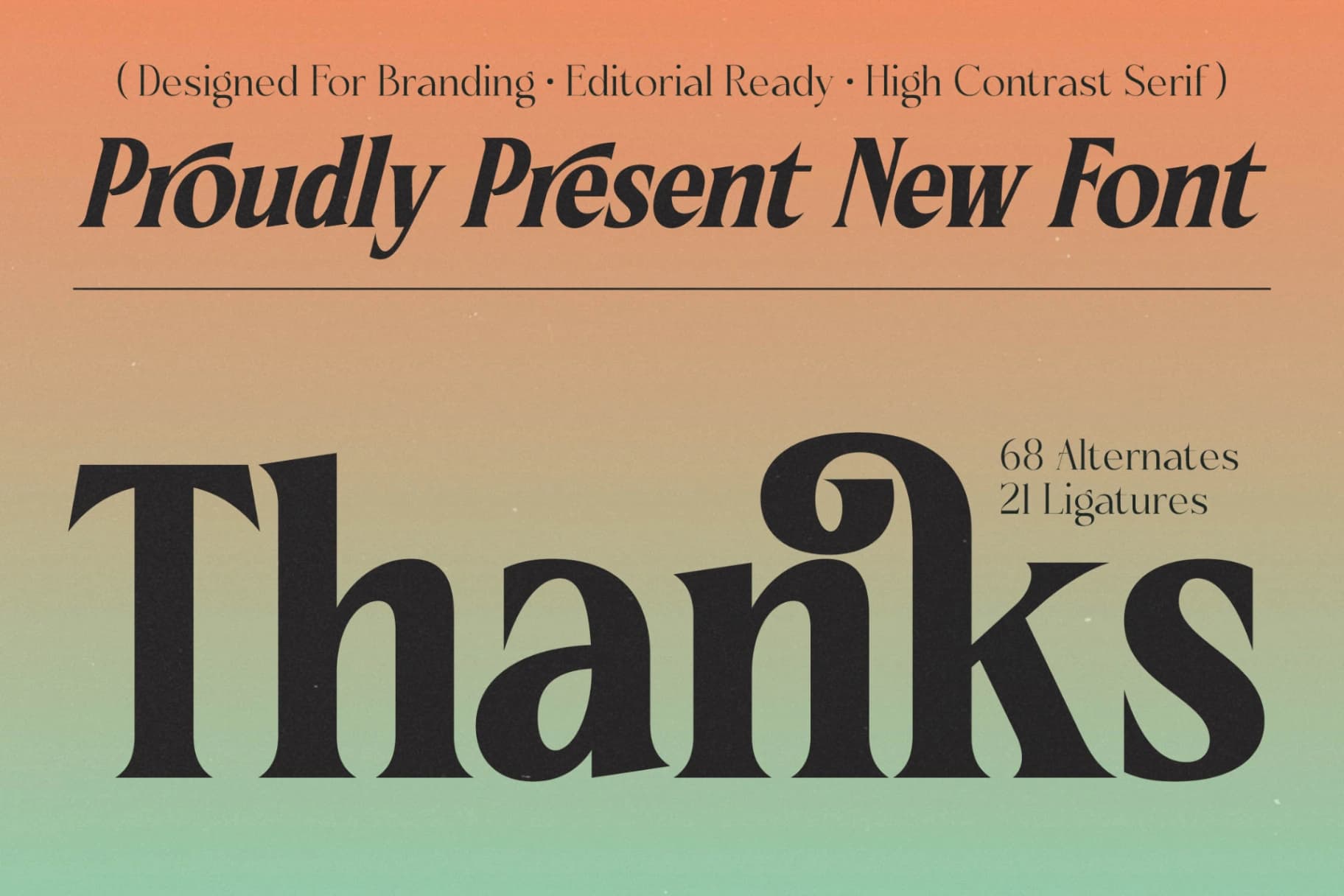 Preview 20 for Ceganf - High Contrast Serif