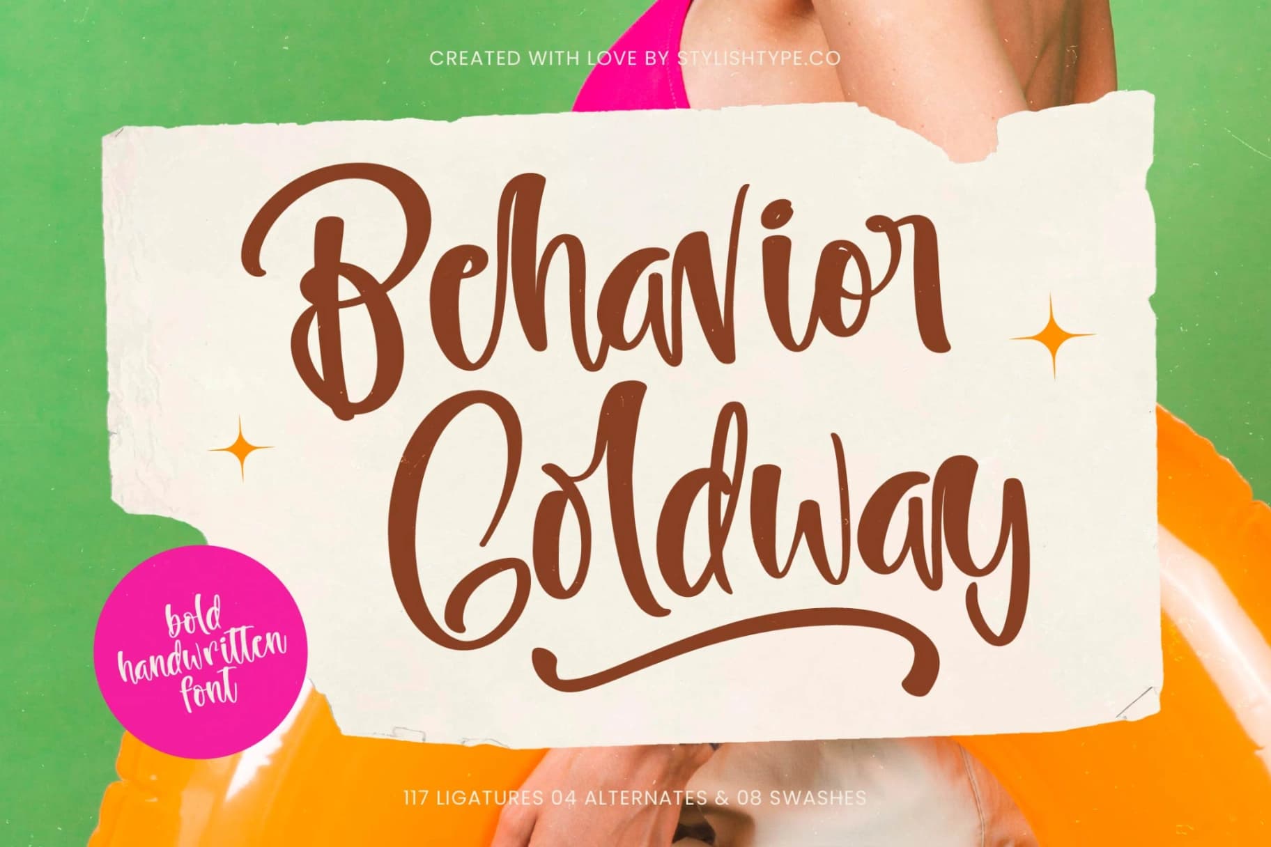 Preview 1 for Behavior Goldway - Bold Handwritten Font