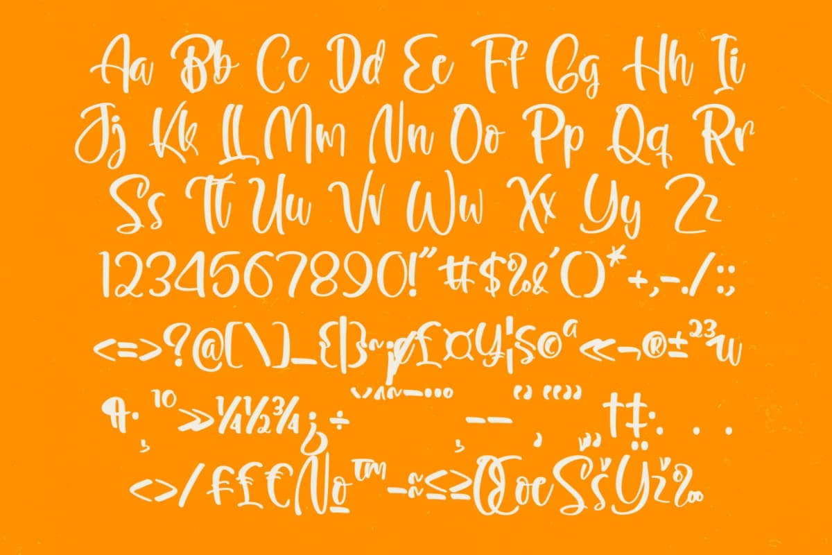 Preview 17 for Behavior Goldway - Bold Handwritten Font