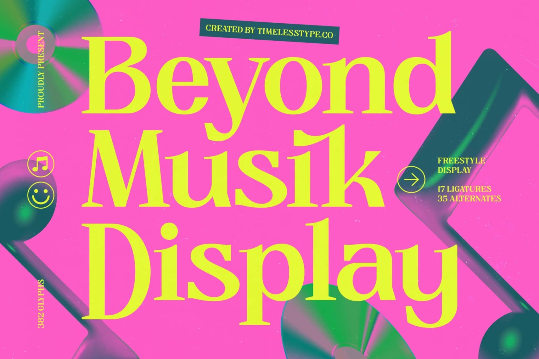 Preview 1 for Beyond Musik - Freestyle Display Font