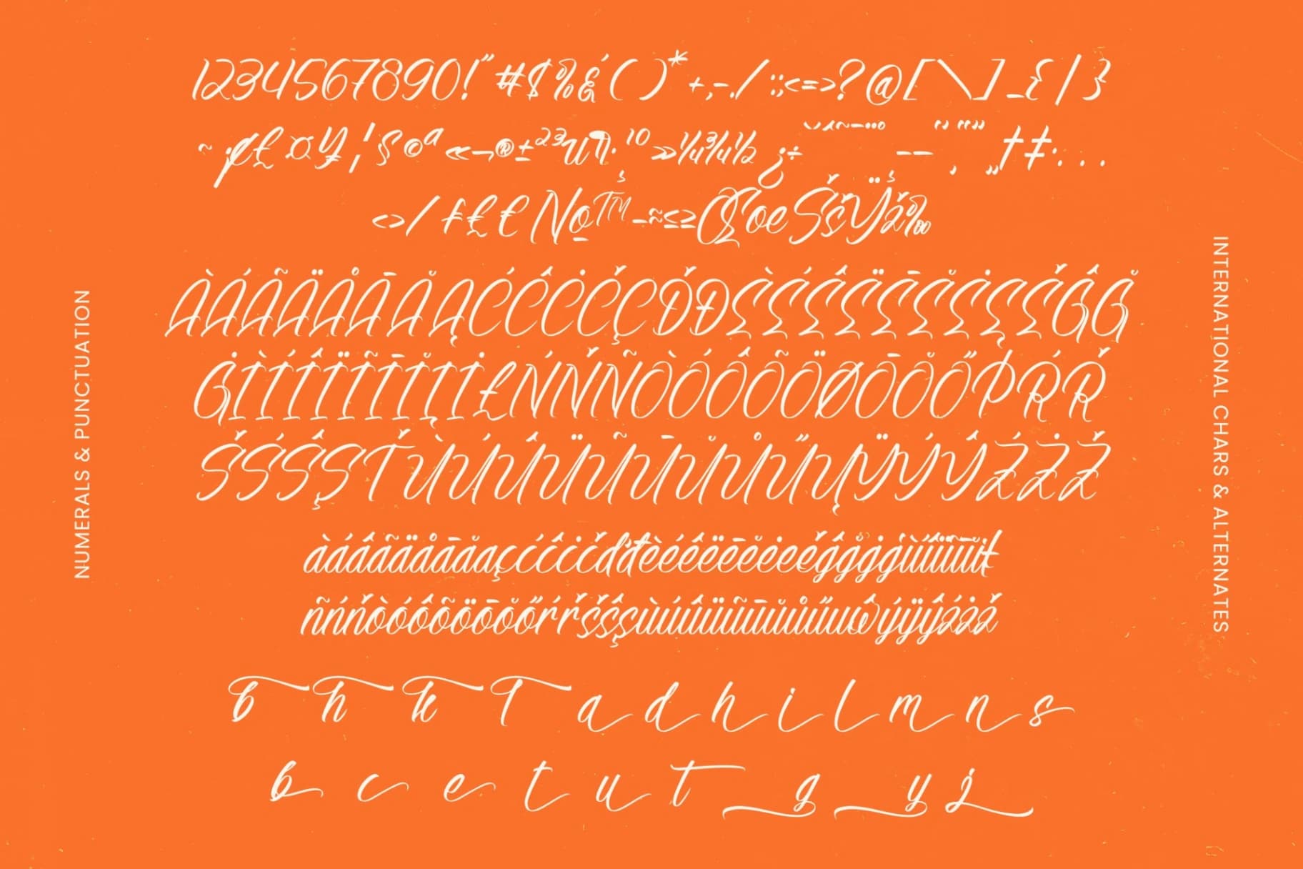 Preview 19 for Alesteny Pojharu - Handwritten Ink Font
