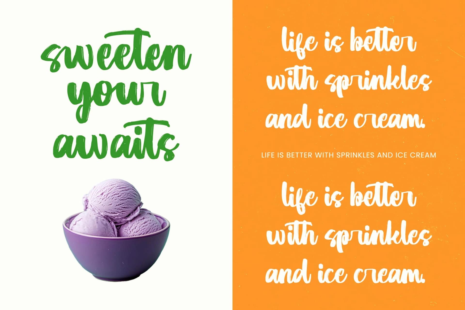 Preview 5 for Munch Platter - Modern Brush Font