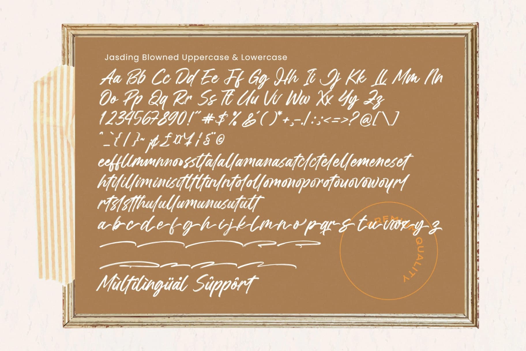 Preview 18 for Jasding Blowned - Handwritten Brush Font