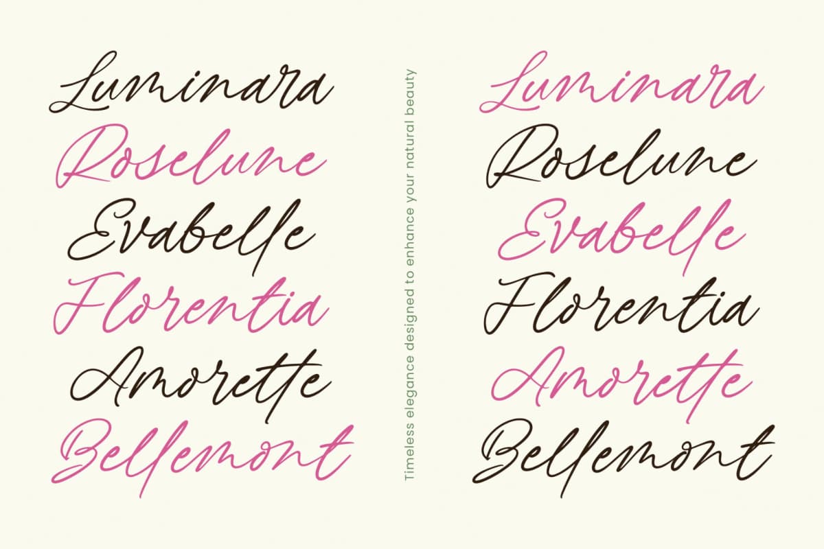Pinkie Wonderly - Cute Handwritten Script font preview 9
